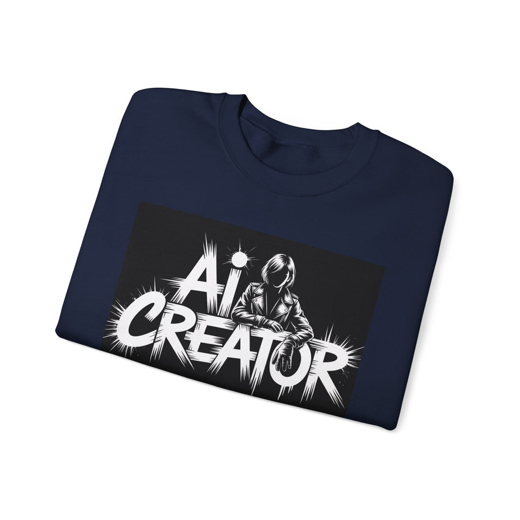 AI Creator  "Digital Rebel" Unisex Heavy Blend™ Crewneck Sweatshirt