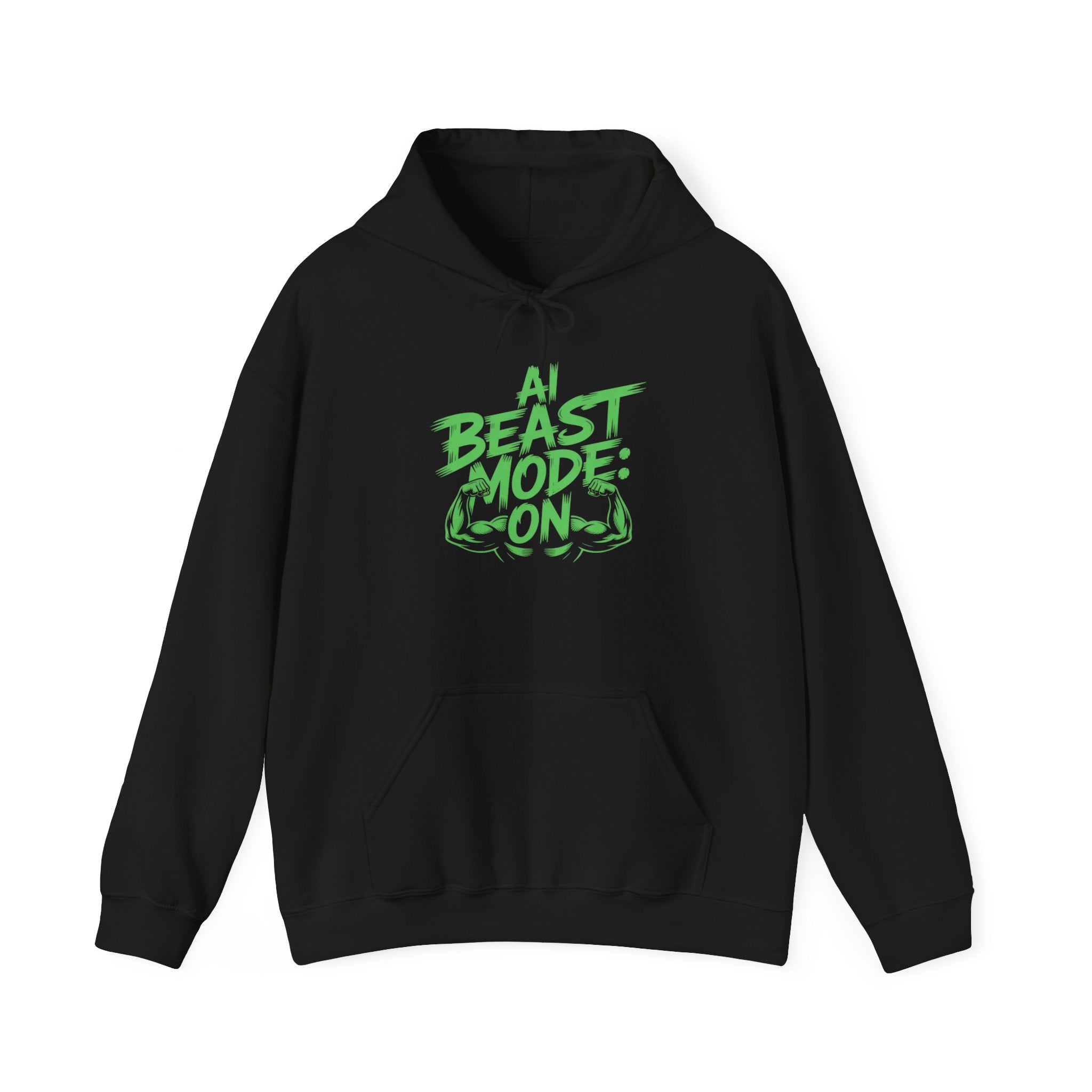 AI BEAST MODE: ON “DIGITAL HULK ENERGY” Unisex Heavy Blend™ Hooded Sweatshirt