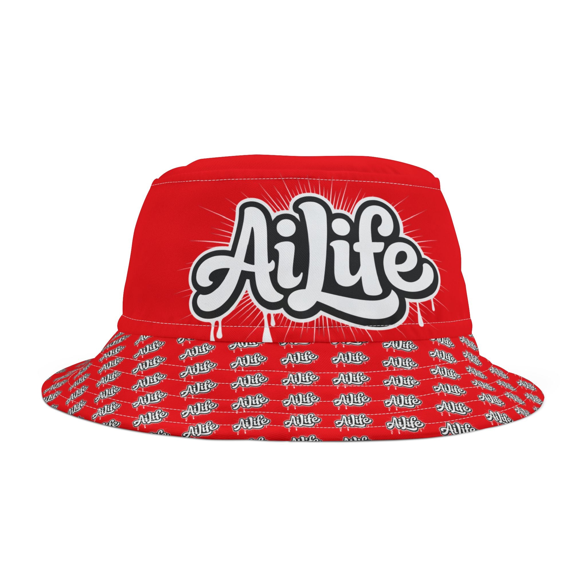 Ai Life  "Techwave Flow" Bucket Hat (AOP)