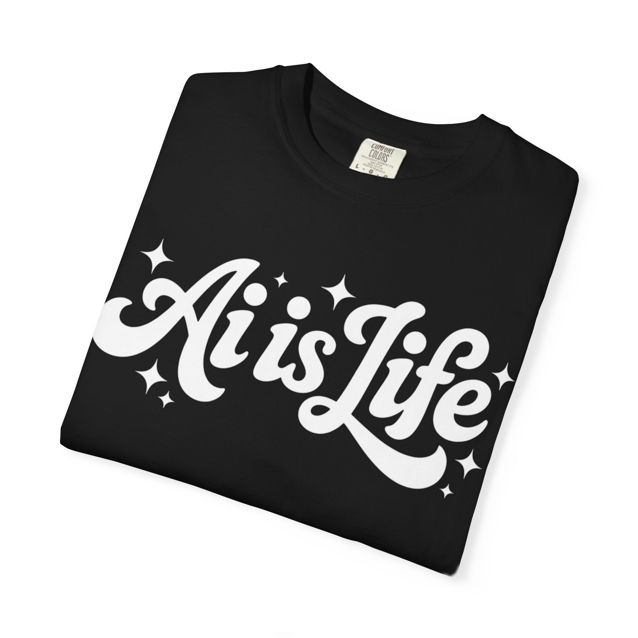 Ai is Life  "TechFlow Energy" Unisex Garment-Dyed T-shirt