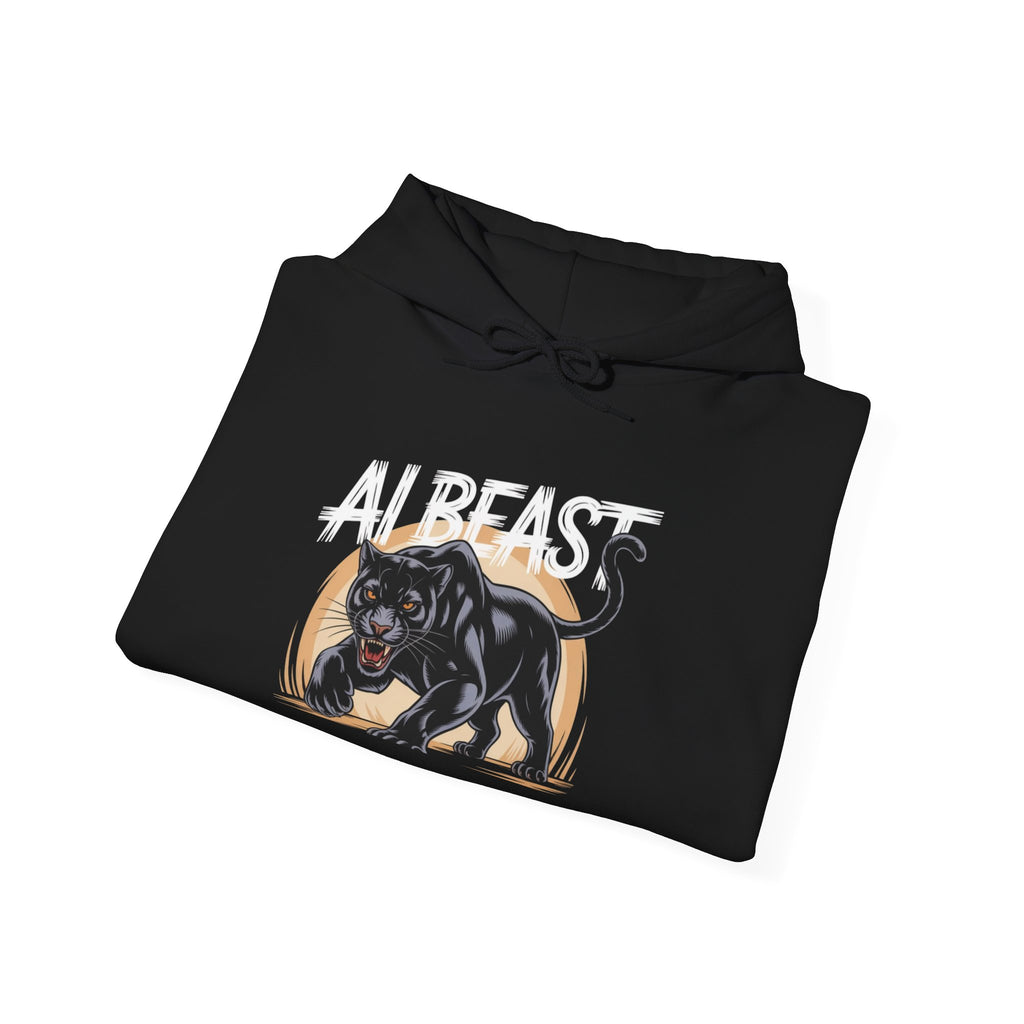 AI BEAST "Midnight Matrix" Unisex Heavy Blend™ Hooded Sweatshirt