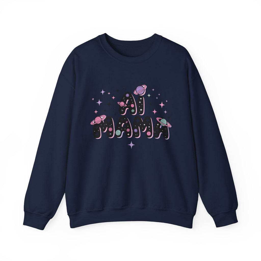 AI Mama "Digital Daydreamer" Unisex Heavy Blend™ Crewneck Sweatshirt