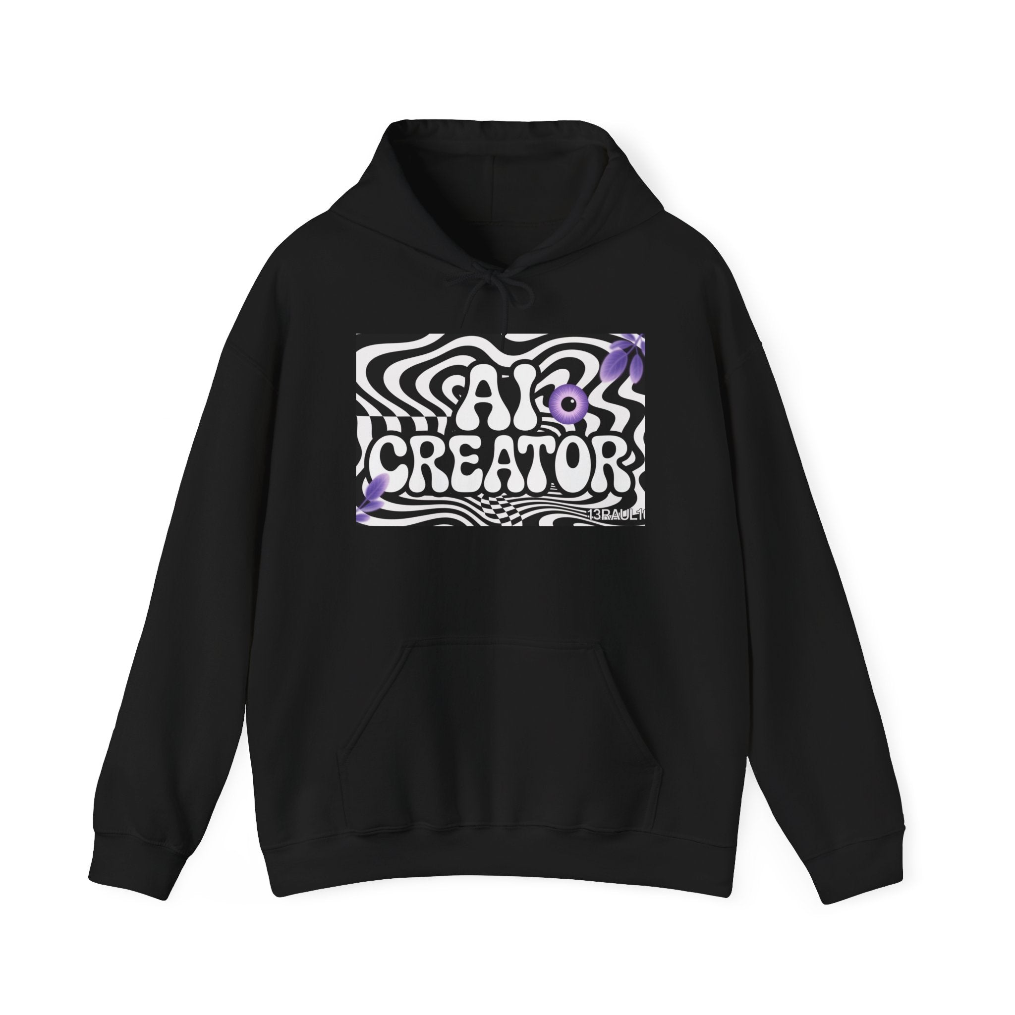 AI Creator  "Optic Loop" Unisex Heavy Blend™ Hooded Sweatshirt