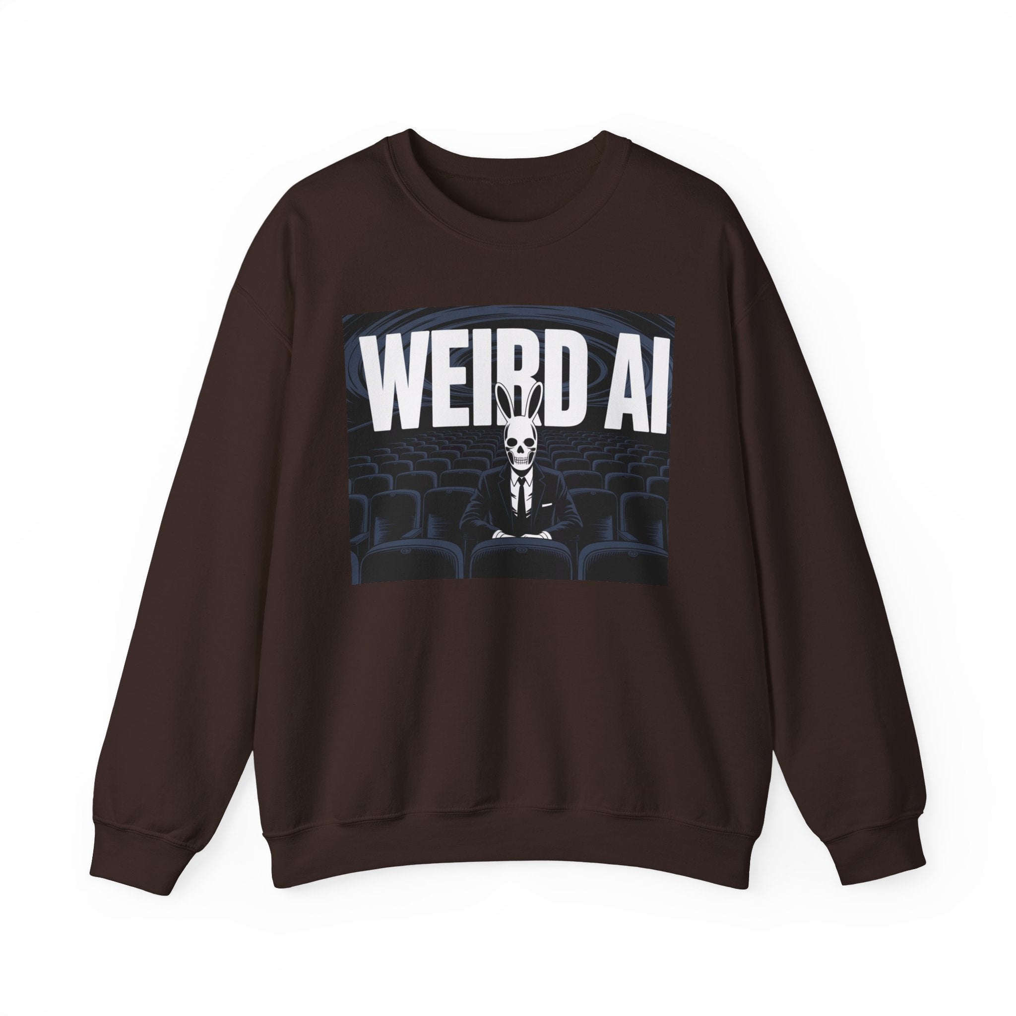 WEIRD AI " Backrooms Theater "  Unisex Heavy Blend™ Crewneck Sweatshirt