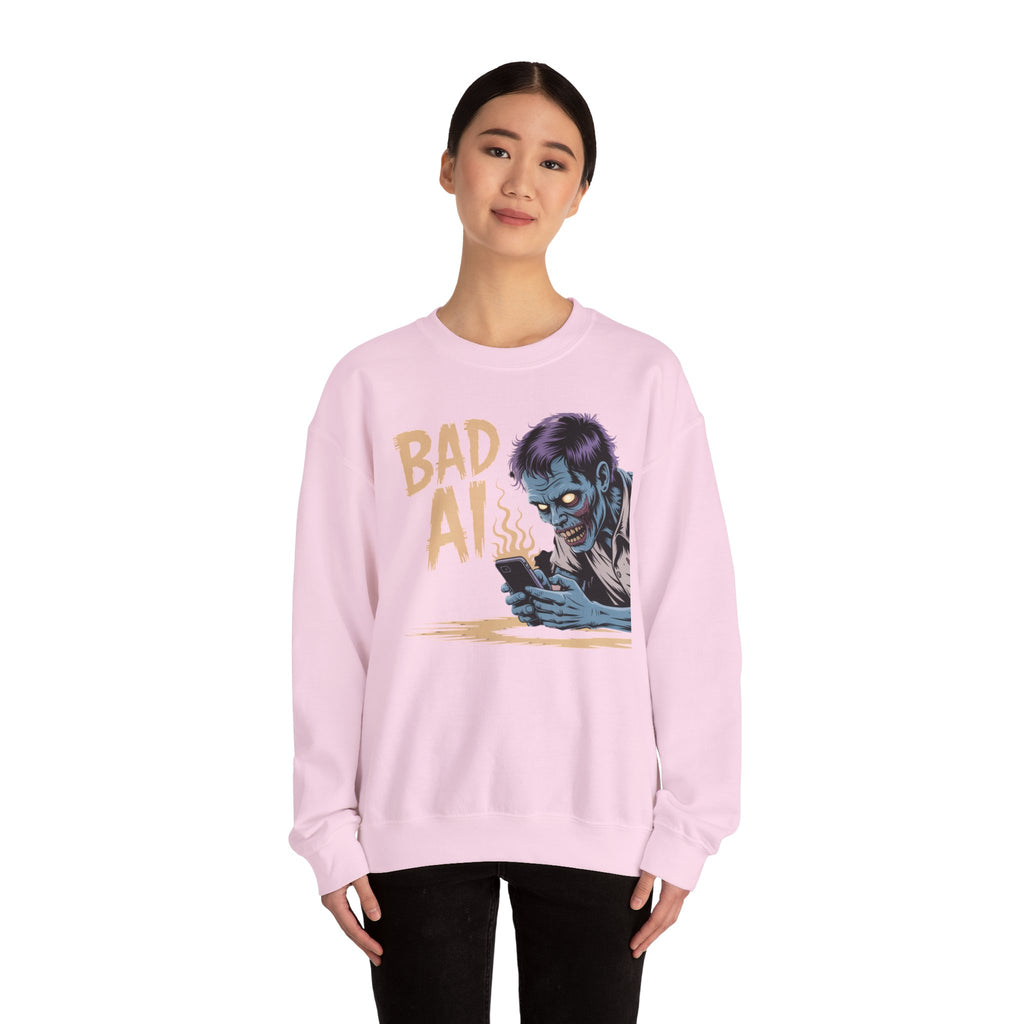 Bad AI "ZOMBIE SCROLL" Unisex Heavy Blend™ Hooded Sweatshirt