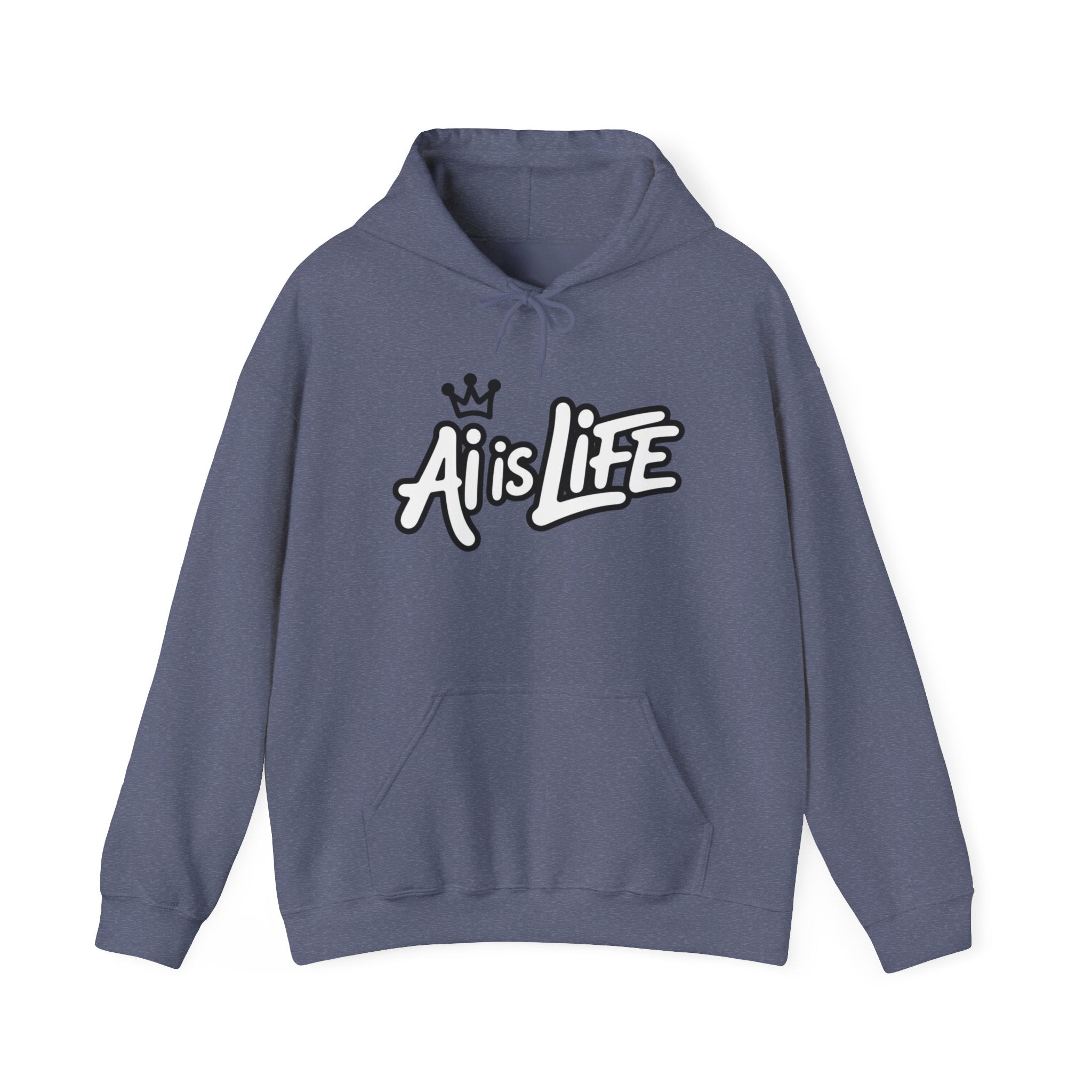 AI is LIFE “DIGITAL DYNASTY” Unisex Heavy Blend™ Hooded Sweatshirt