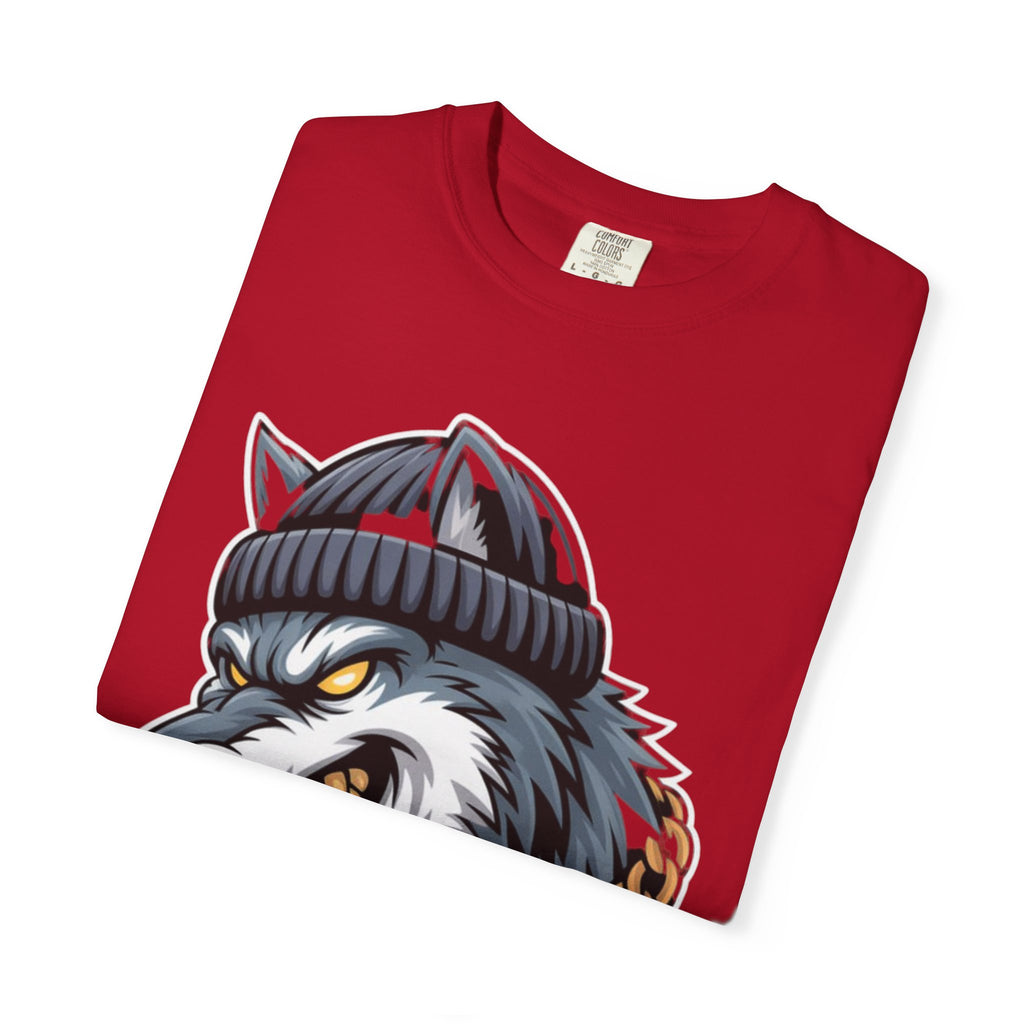 AI BEAST  "Wolf Byte Syndicate " Unisex Garment-Dyed T-shirt