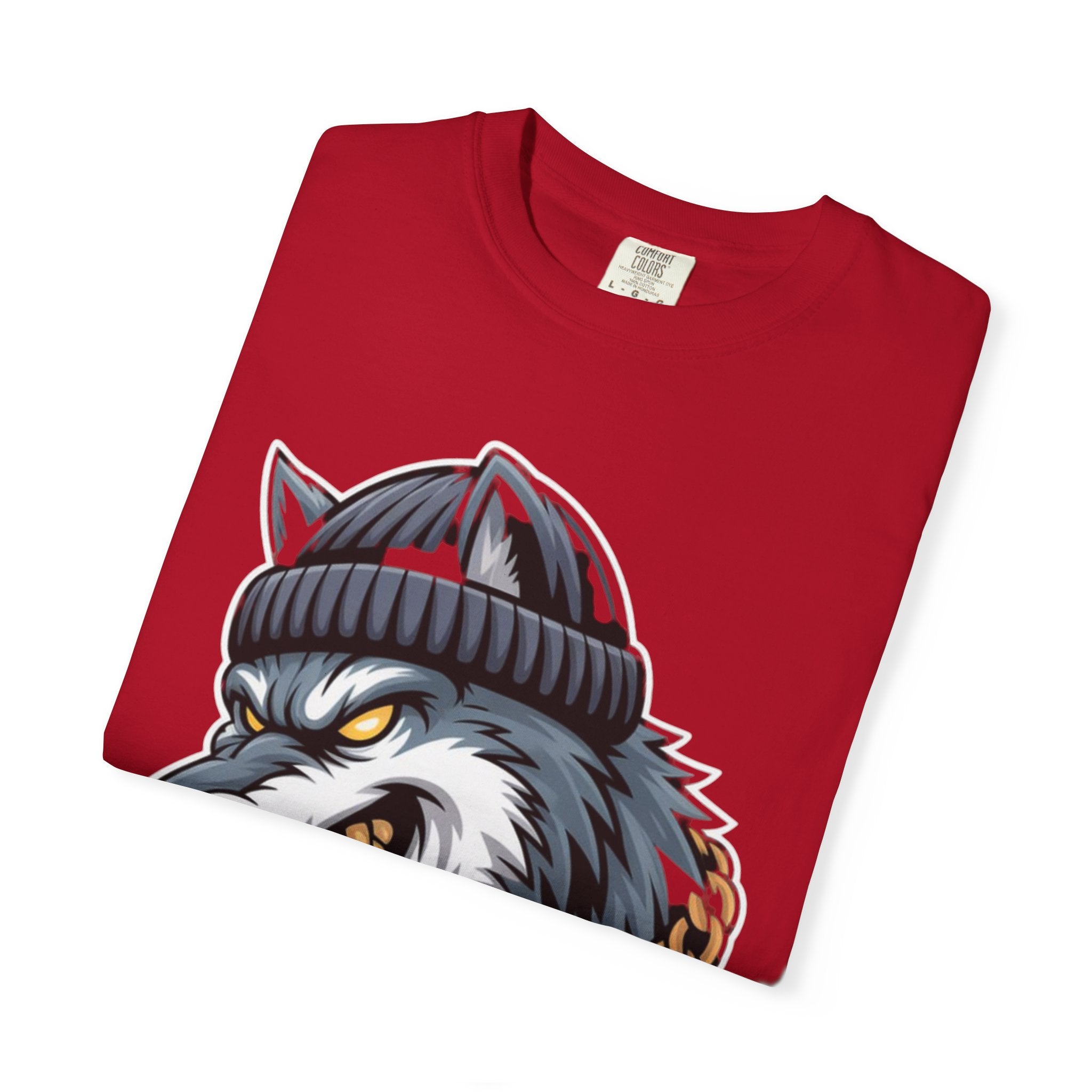 AI BEAST  "Wolf Byte Syndicate " Unisex Garment-Dyed T-shirt