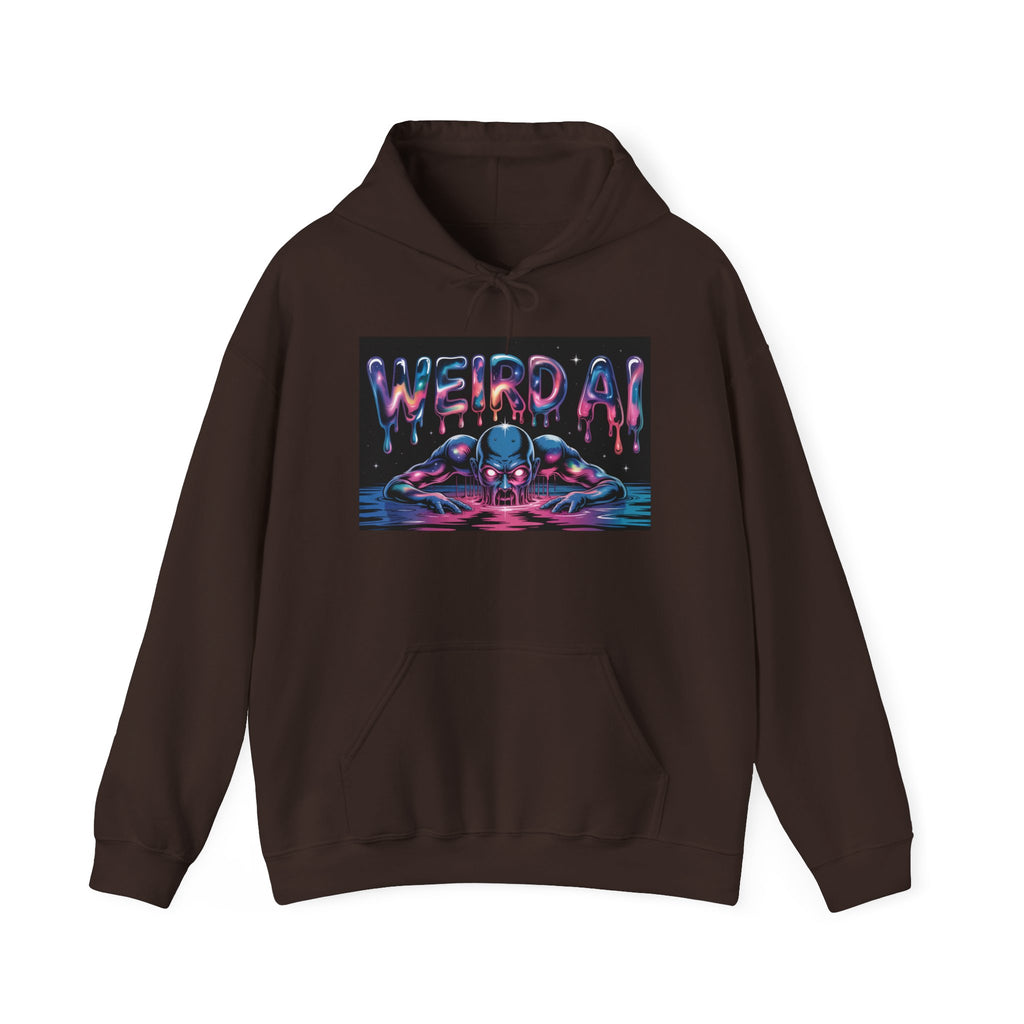 WEIRD AI  " Meltdown Matrix "  Unisex Heavy Blend™ Hoodie