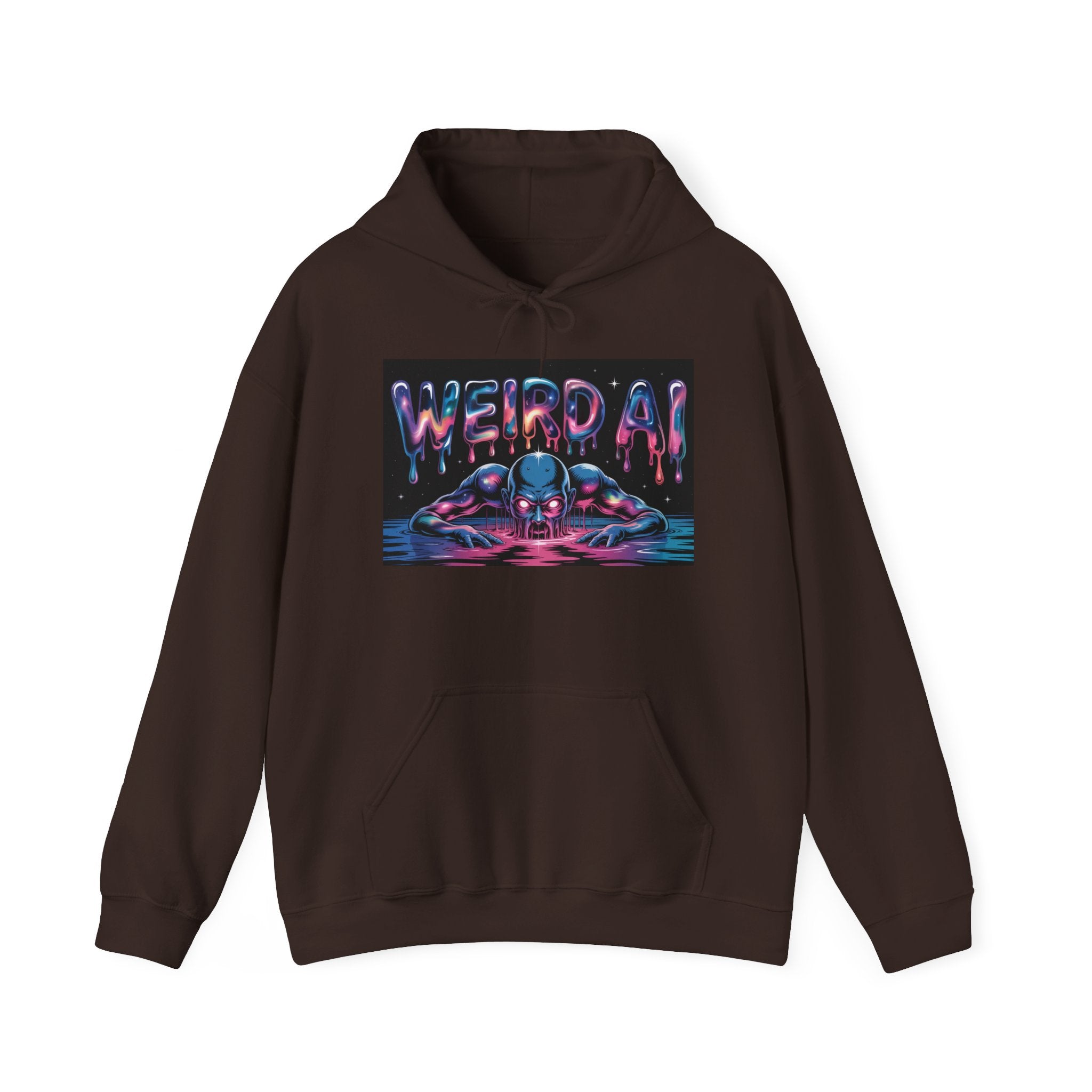 WEIRD AI  " Meltdown Matrix "  Unisex Heavy Blend™ Hoodie