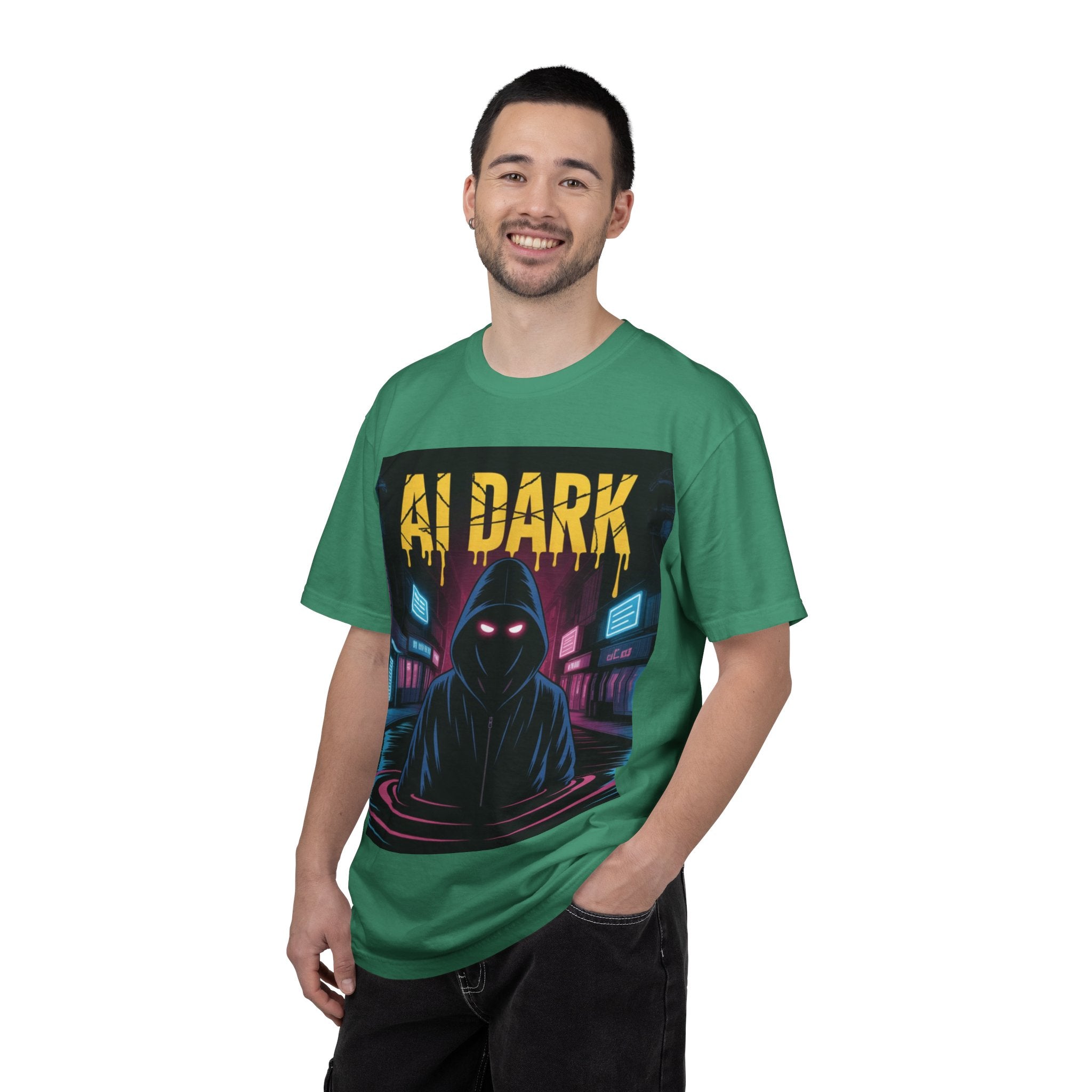 AI DARK  “Night Signal”  Unisex Garment-Dyed T-shirt