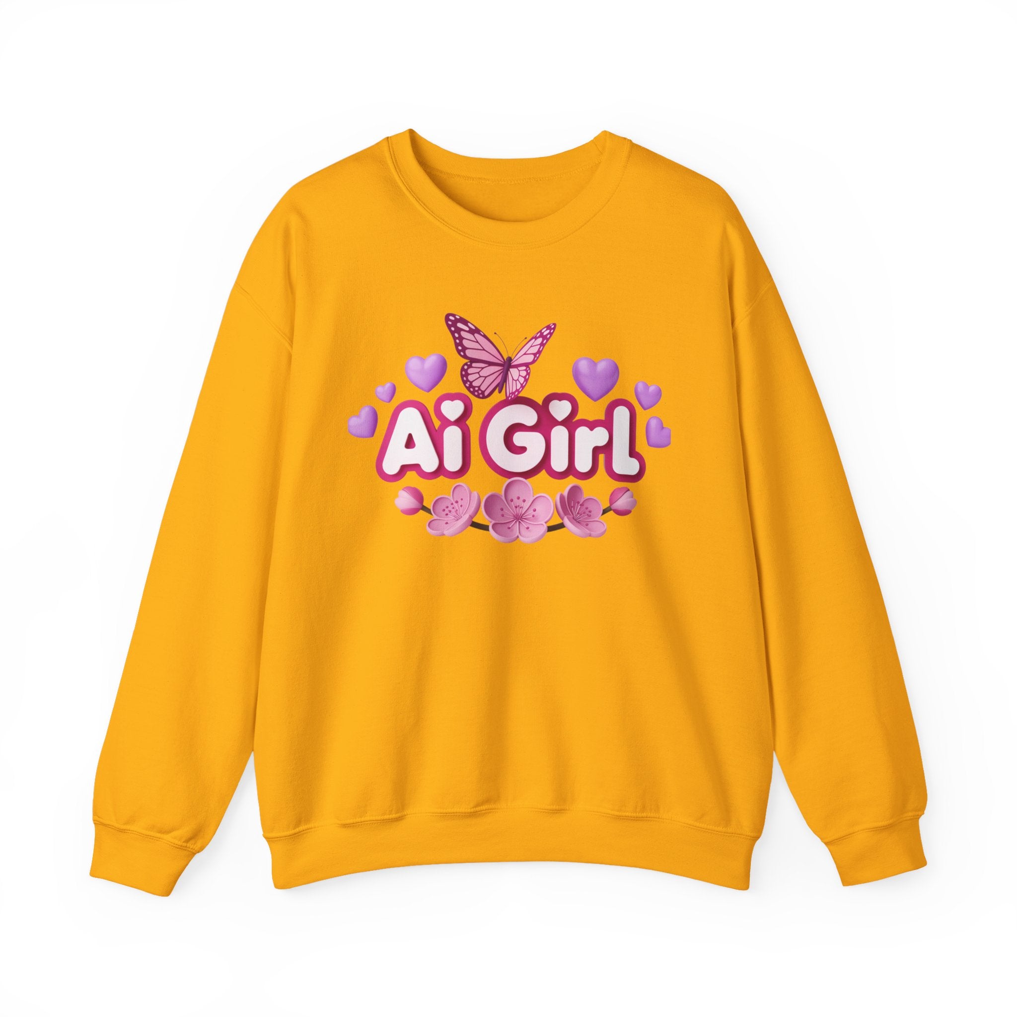 Ai Girl  "Cyber Cutie" Unisex Heavy Blend™ Crewneck Sweatshirt