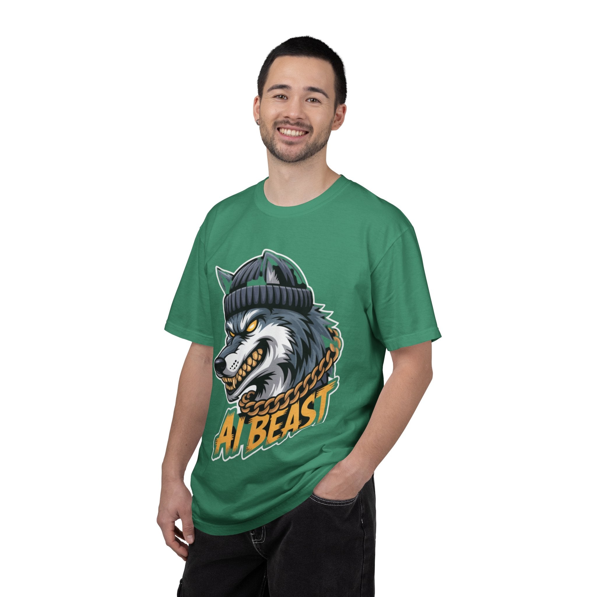 AI BEAST  "Wolf Byte Syndicate " Unisex Garment-Dyed T-shirt