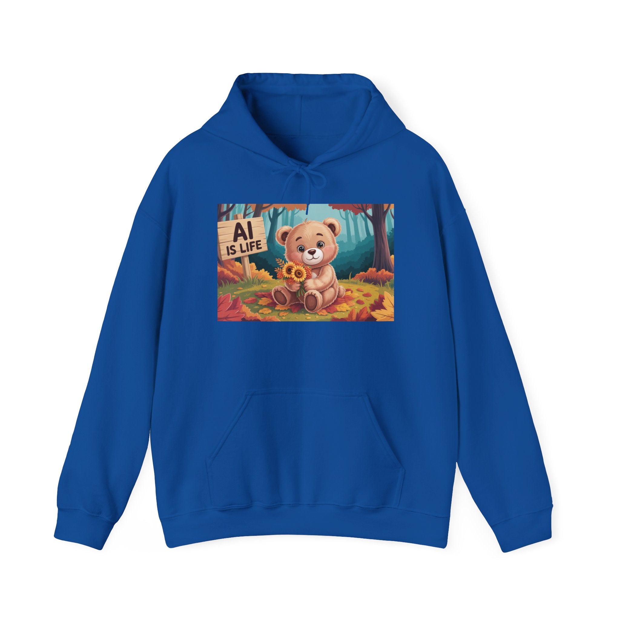 AI IS LIFE  " Cuddle Code "  Unisex Heavy Blend™ Hooded Sweatshirt