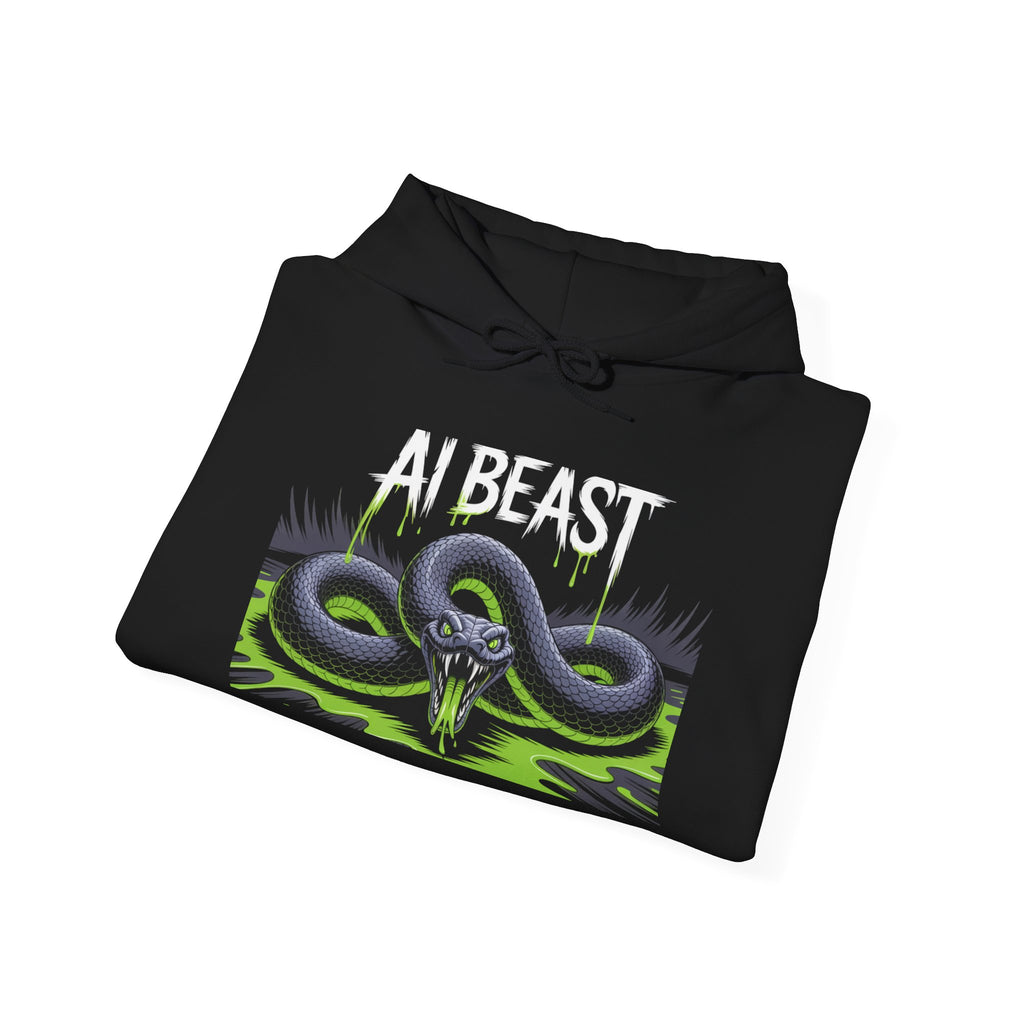 AI BEAST "Digital Venom" Unisex Heavy Blend™ Crewnwck Hoodie