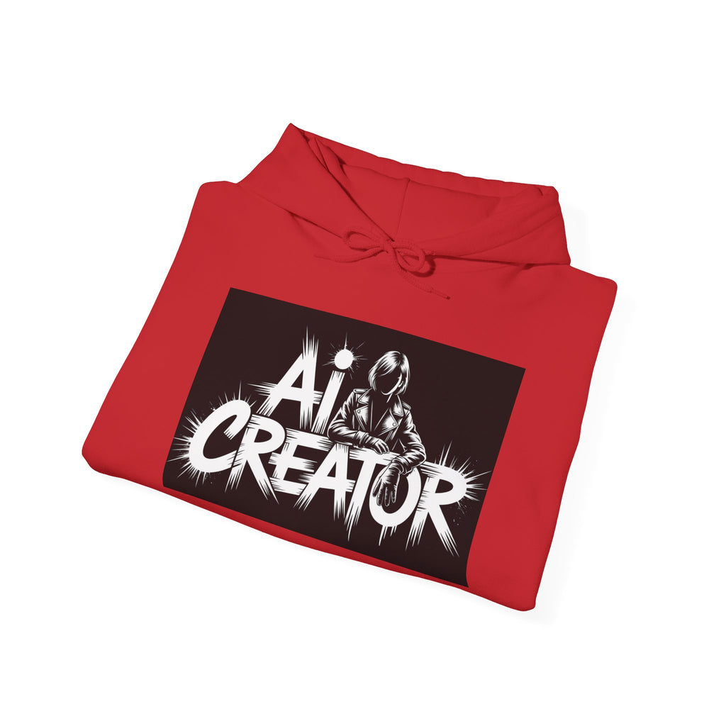 AI Creator  "Digital Rebel" Unisex Heavy Blend™ Hooded Sweatshirt