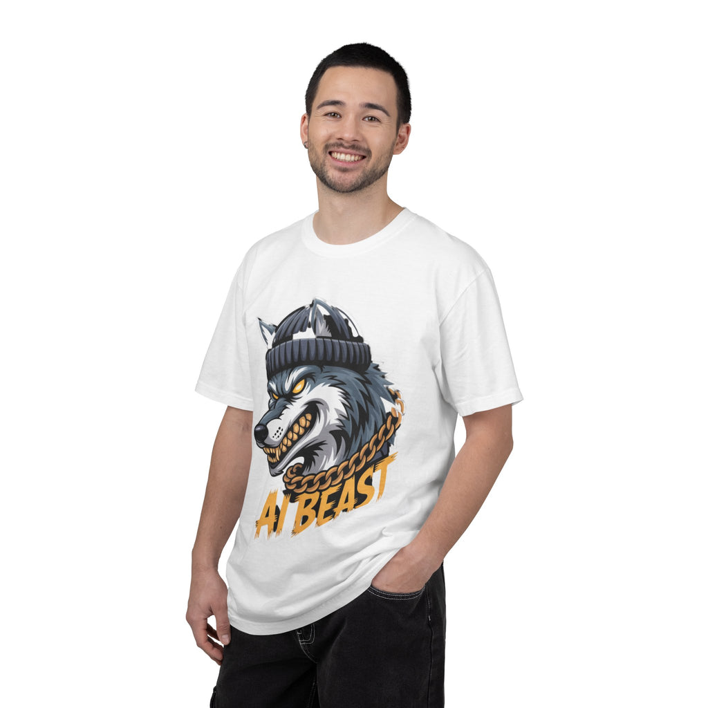 AI BEAST  "Wolf Byte Syndicate " Unisex Garment-Dyed T-shirt