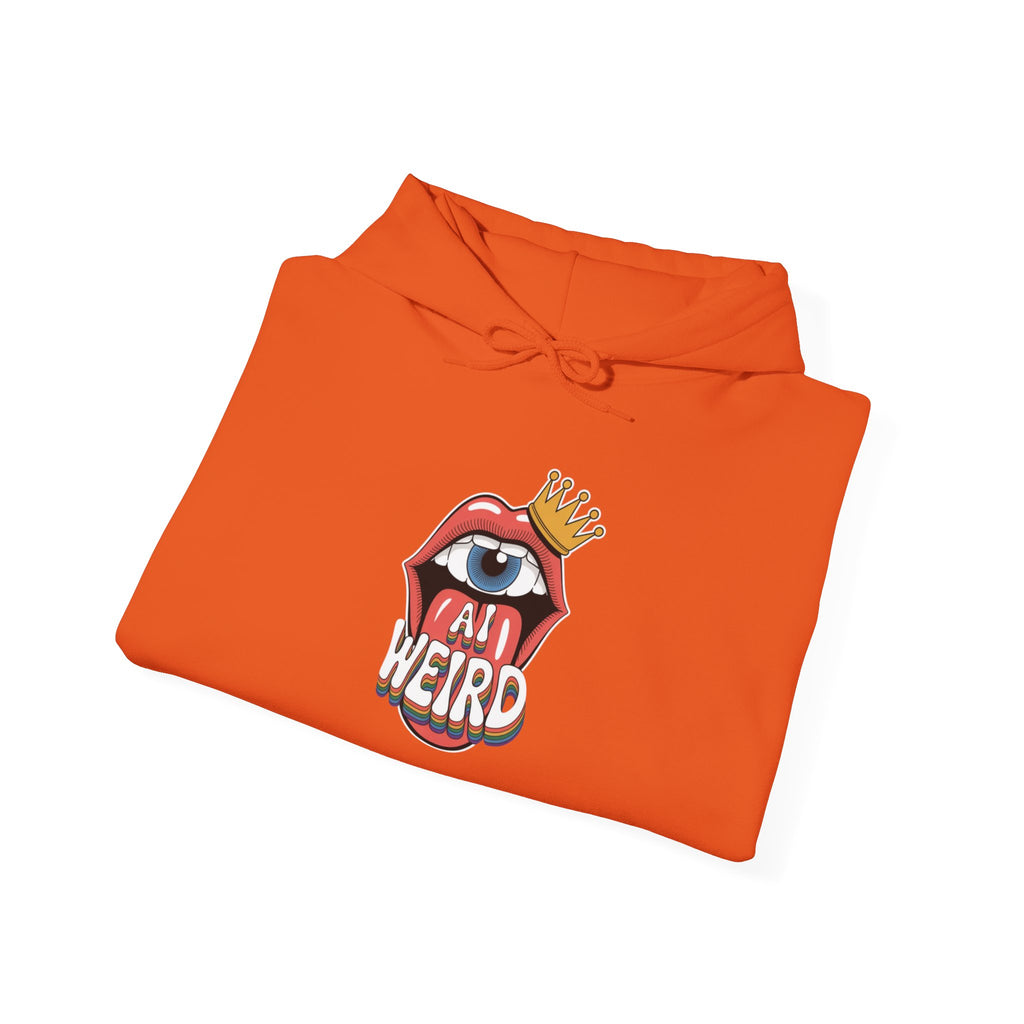 Ai Weird  "Royal Oddbyte" Unisex Heavy Blend™ Hooded Sweatshirt