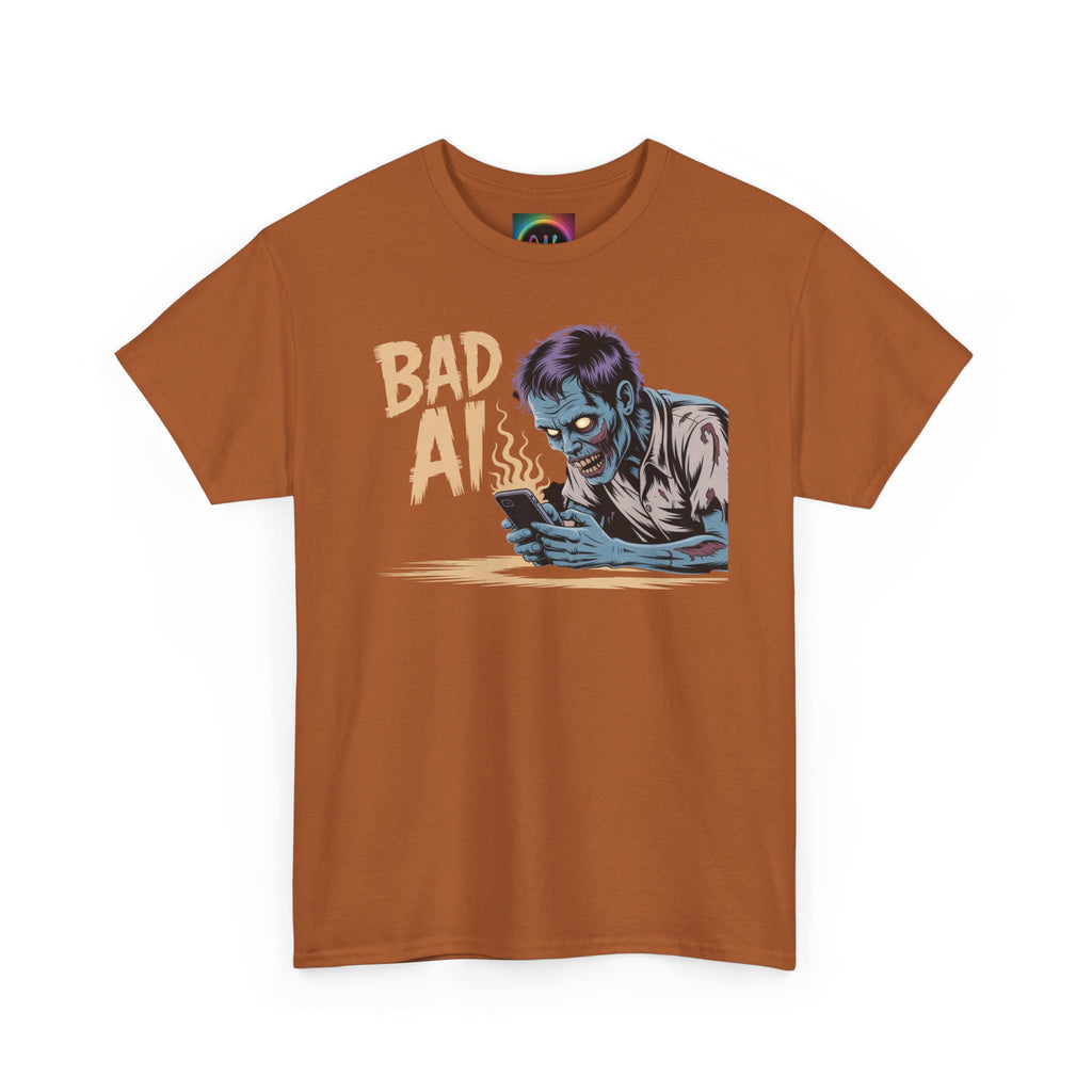 Bad AI "ZOMBIE SCROLL" Unisex Heavy Blend™ Graphic Tee