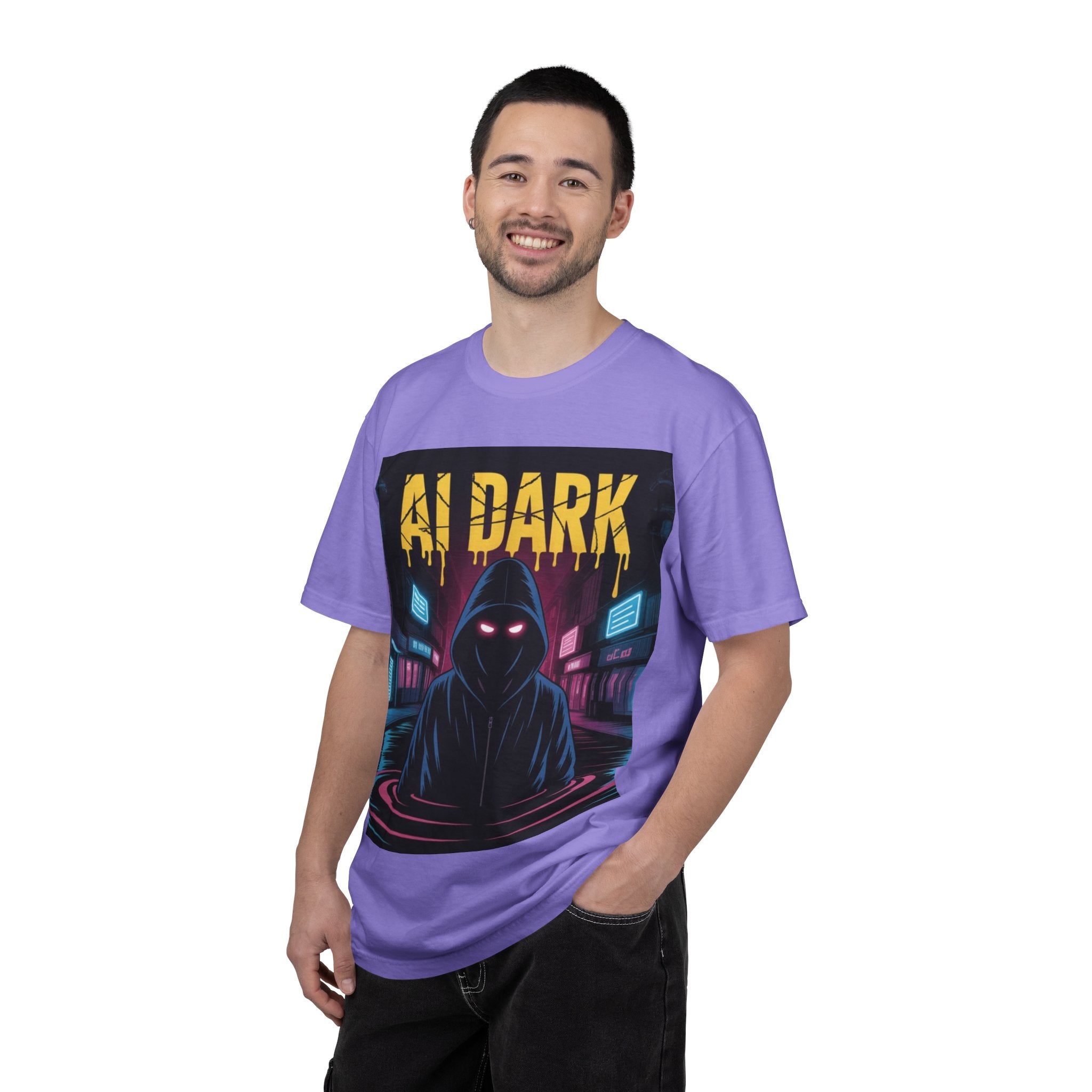 AI DARK  “Night Signal”  Unisex Garment-Dyed T-shirt