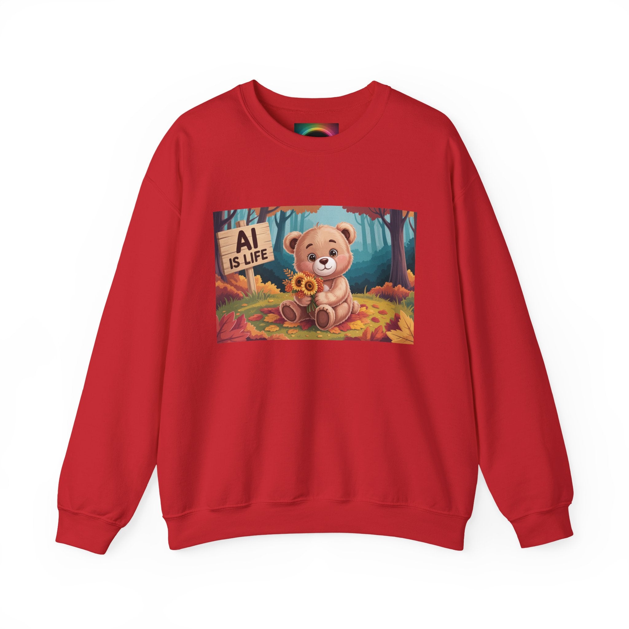 AI IS LIFE  " Cuddle Code "   Unisex Heavy Blend™ Crewneck Sweatshirt
