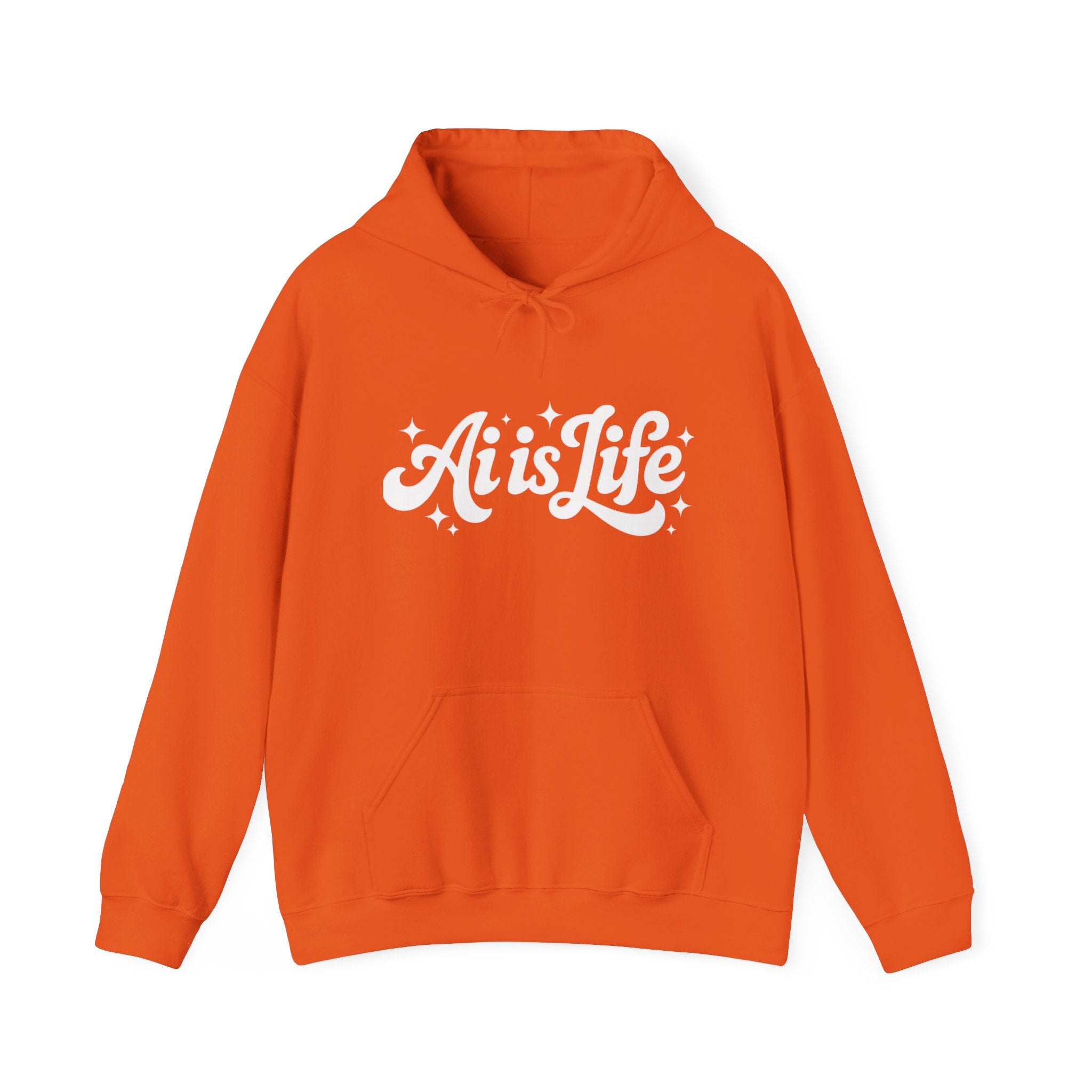 Ai is Life  "TechFlow Energy" Unisex Heavy Blend™ Hooded Sweatshirt