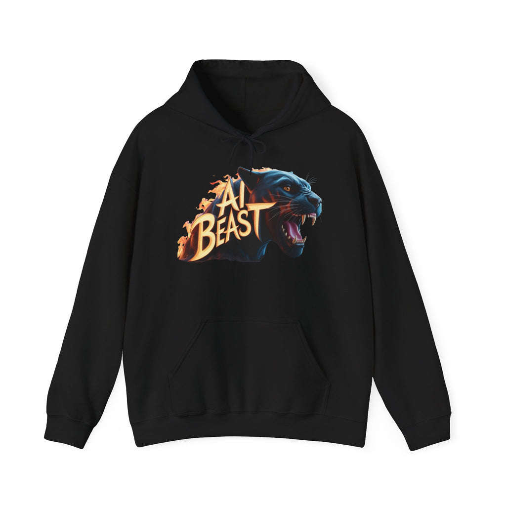 AI BEAST  "Wildfire Algorithm" Unisex Heavy Blend™ Hooded Sweatshirt
