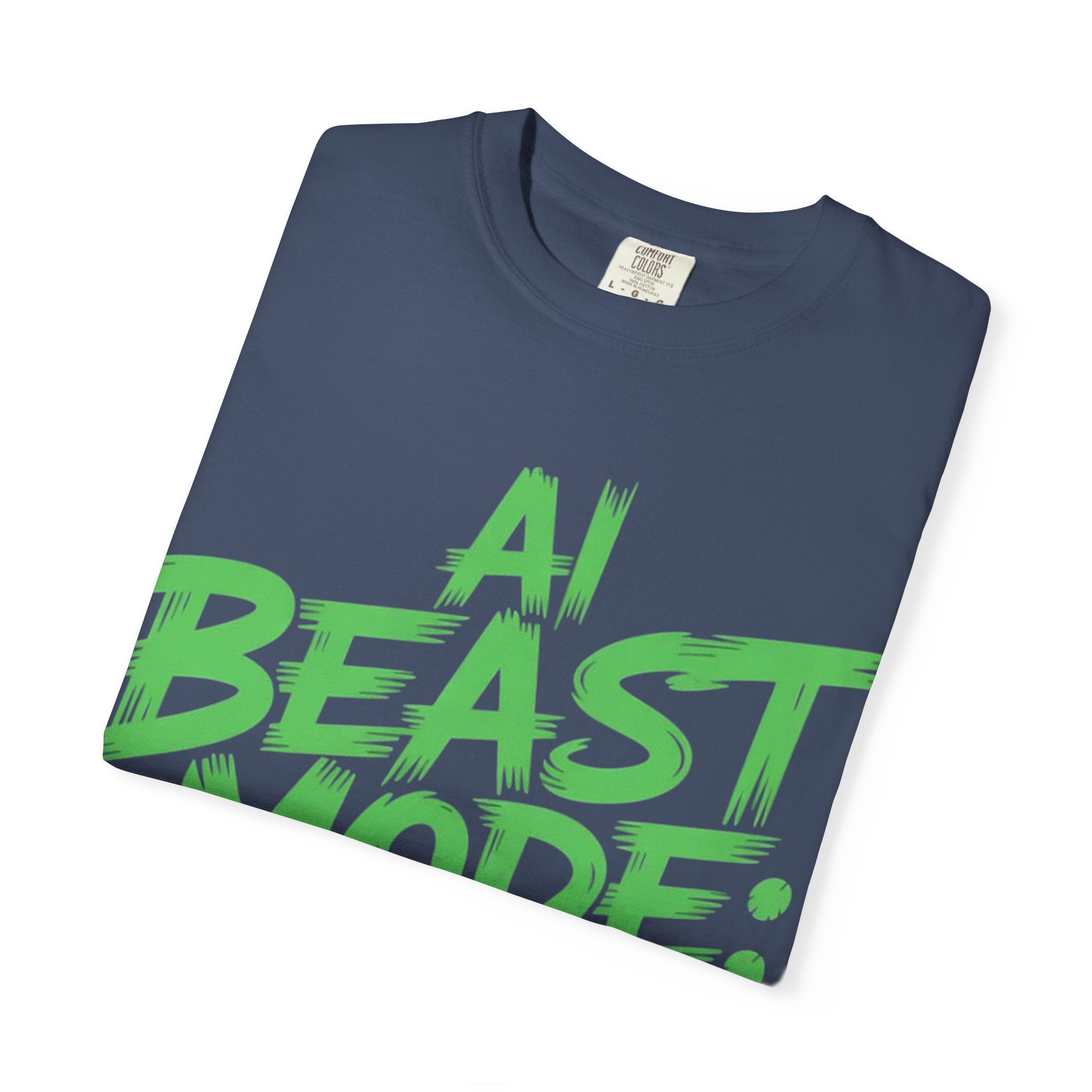 AI BEAST MODE: ON “DIGITAL HULK ENERGY” Unisex Garment-Dyed T-shirt