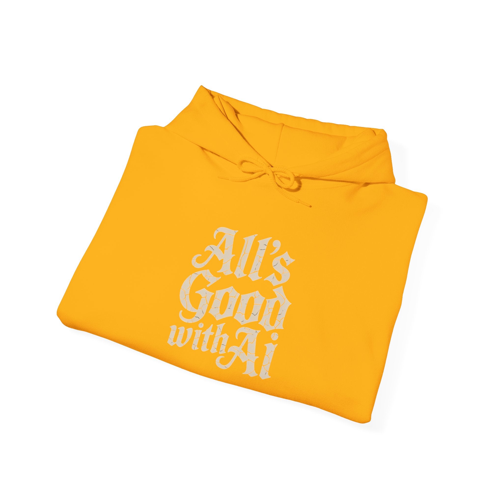 ALL’S GOOD WITH AI “Cracked Code Classic” Unisex Heavy Blend™ Hooded Sweatshirt