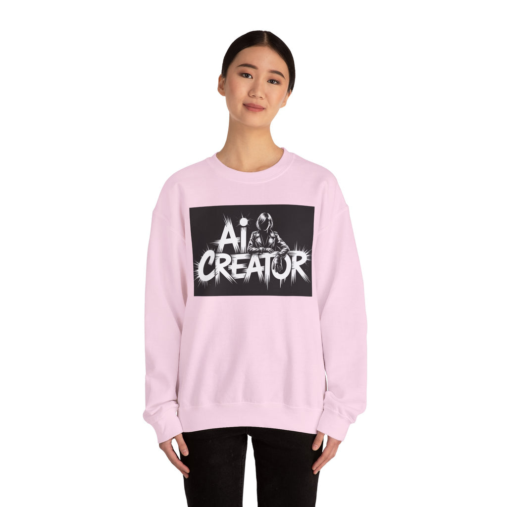 AI Creator  "Digital Rebel" Unisex Heavy Blend™ Crewneck Sweatshirt