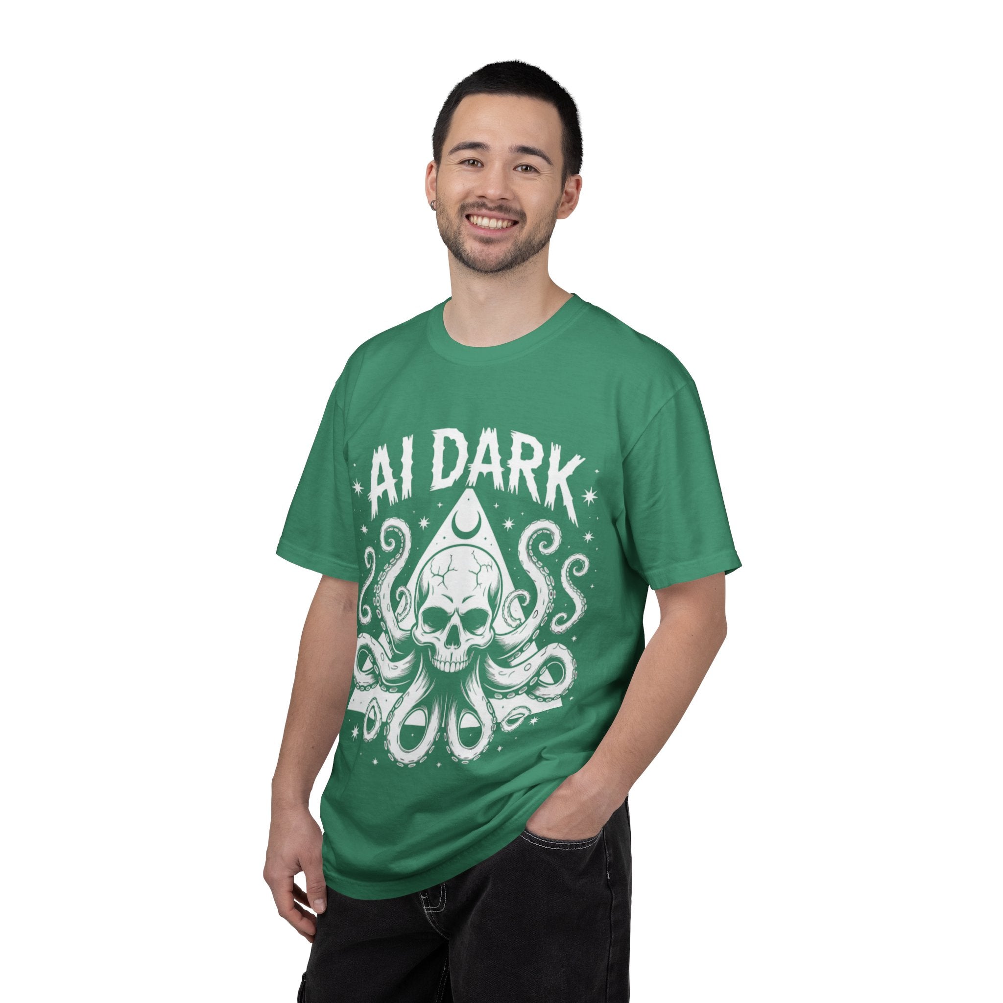 AI Dark  "Nightmare Network"  Unisex Garment-Dyed T-shirt