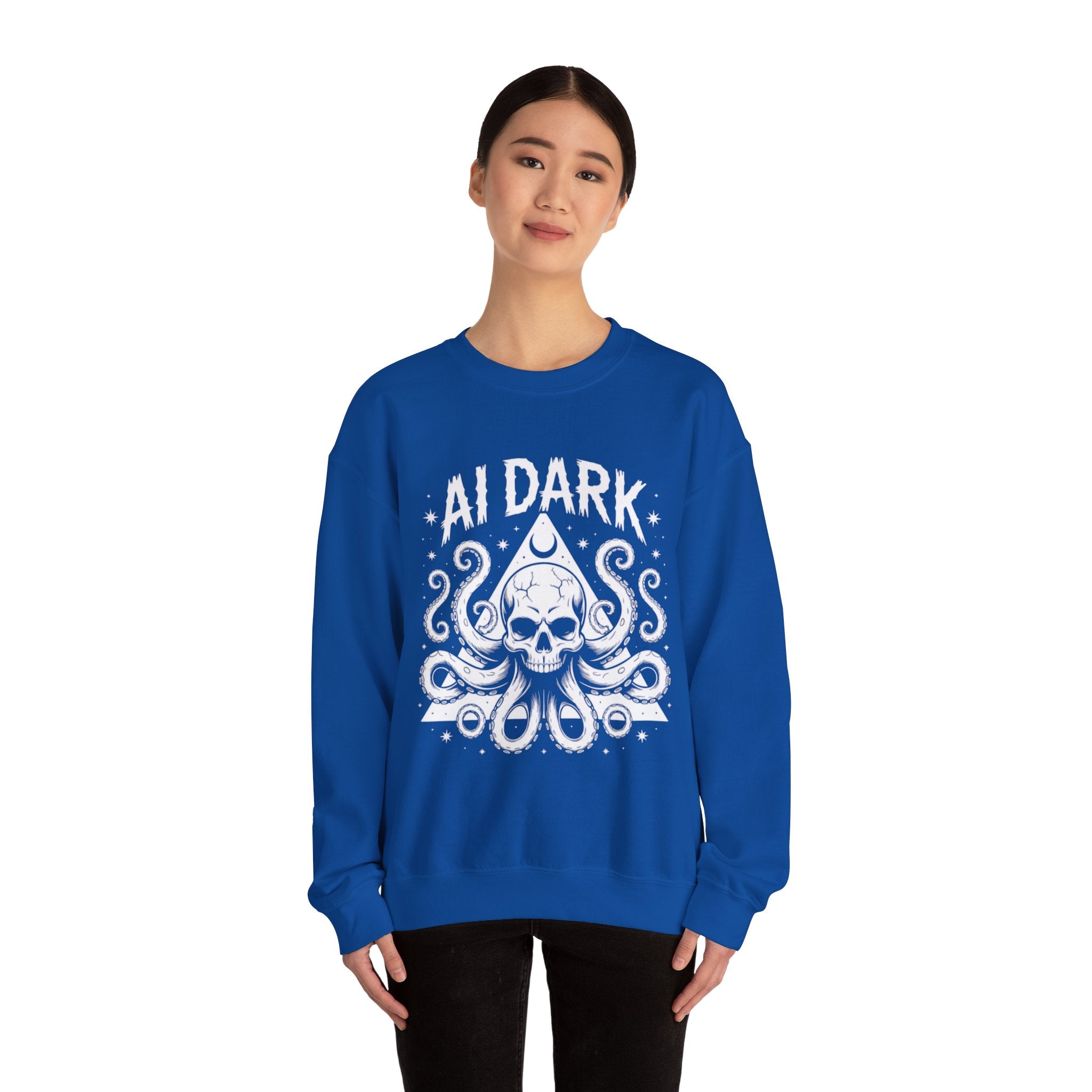 AI Dark  "Nightmare Network"  Unisex Heavy Blend™ Crewneck Sweatshirt