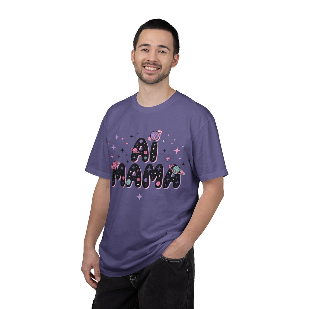 AI Mama "Digital Daydreamer" Unisex Garment-Dyed T-shirt