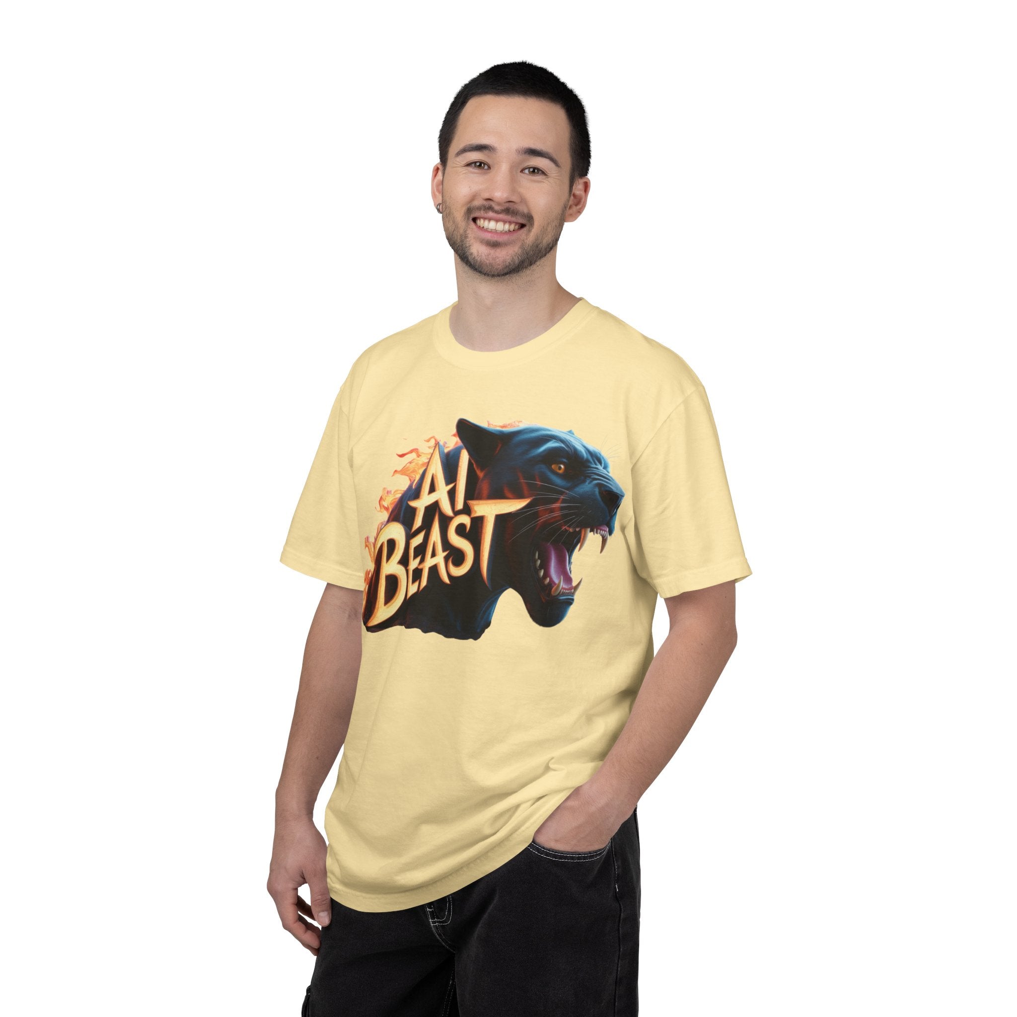 AI BEAST  "Wildfire Algorithm"  Unisex Garment-Dyed T-shirt