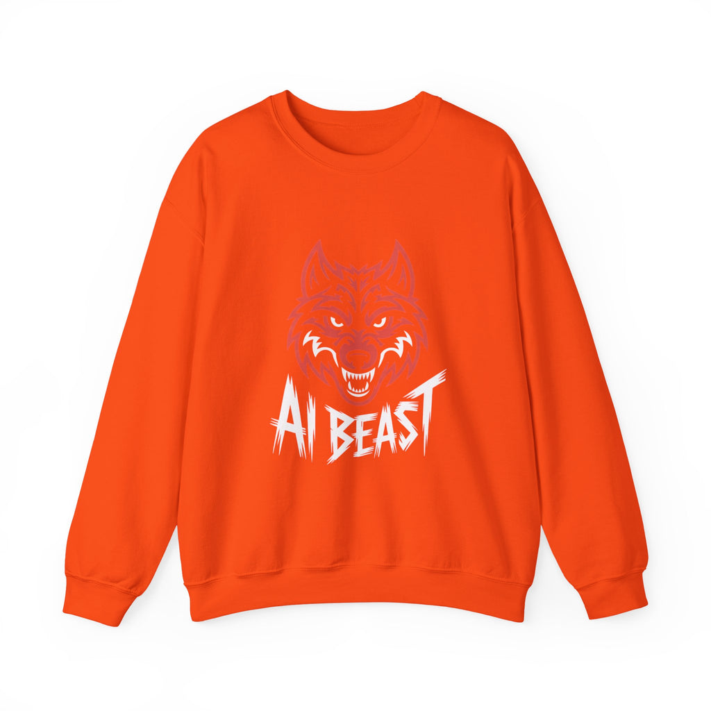 AI BEAST " Alpha Mode " Unisex Heavy Blend™ Crewneck Sweatshirt