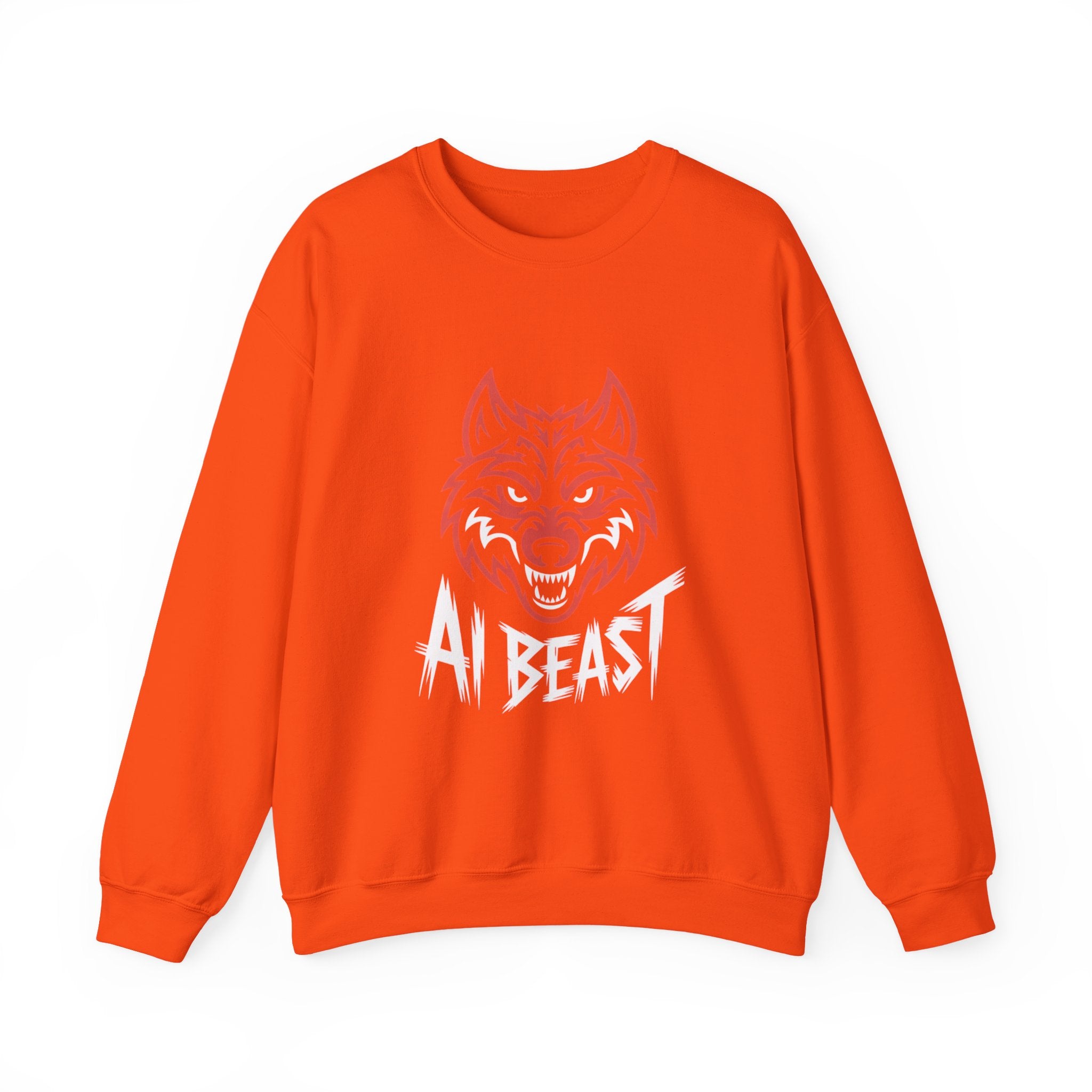 AI BEAST " Alpha Mode " Unisex Heavy Blend™ Crewneck Sweatshirt