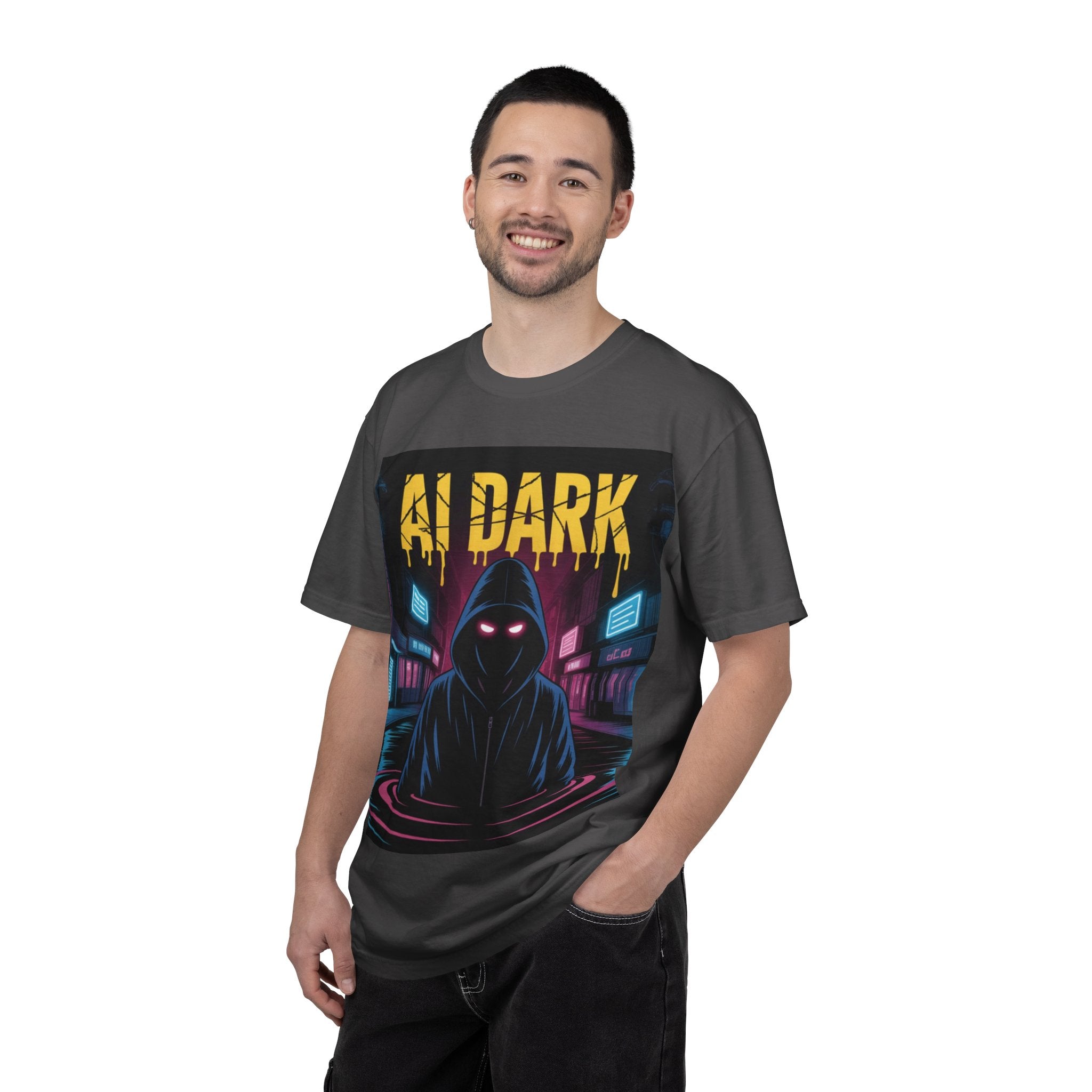 AI DARK  “Night Signal”  Unisex Garment-Dyed T-shirt