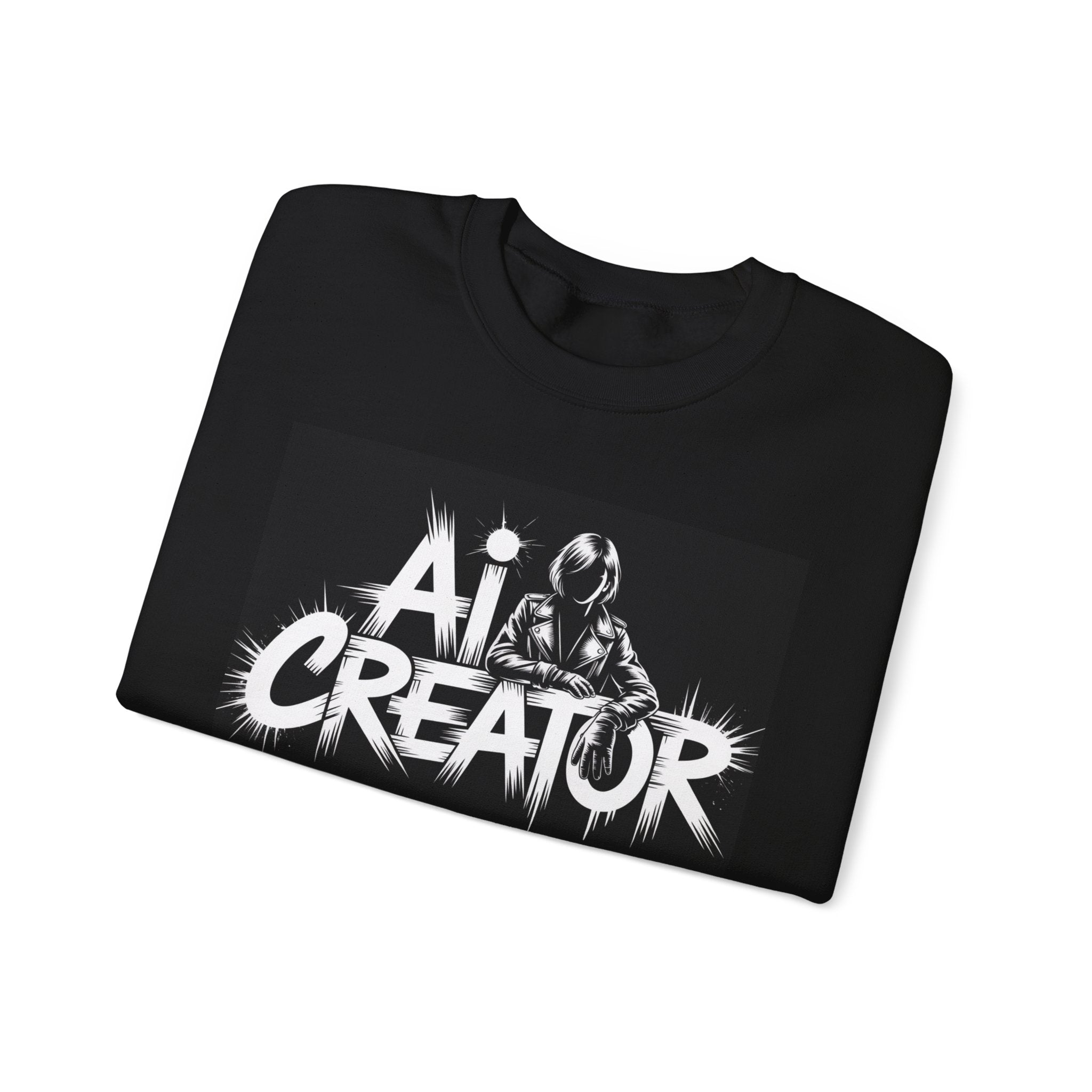 AI Creator  "Digital Rebel" Unisex Heavy Blend™ Crewneck Sweatshirt