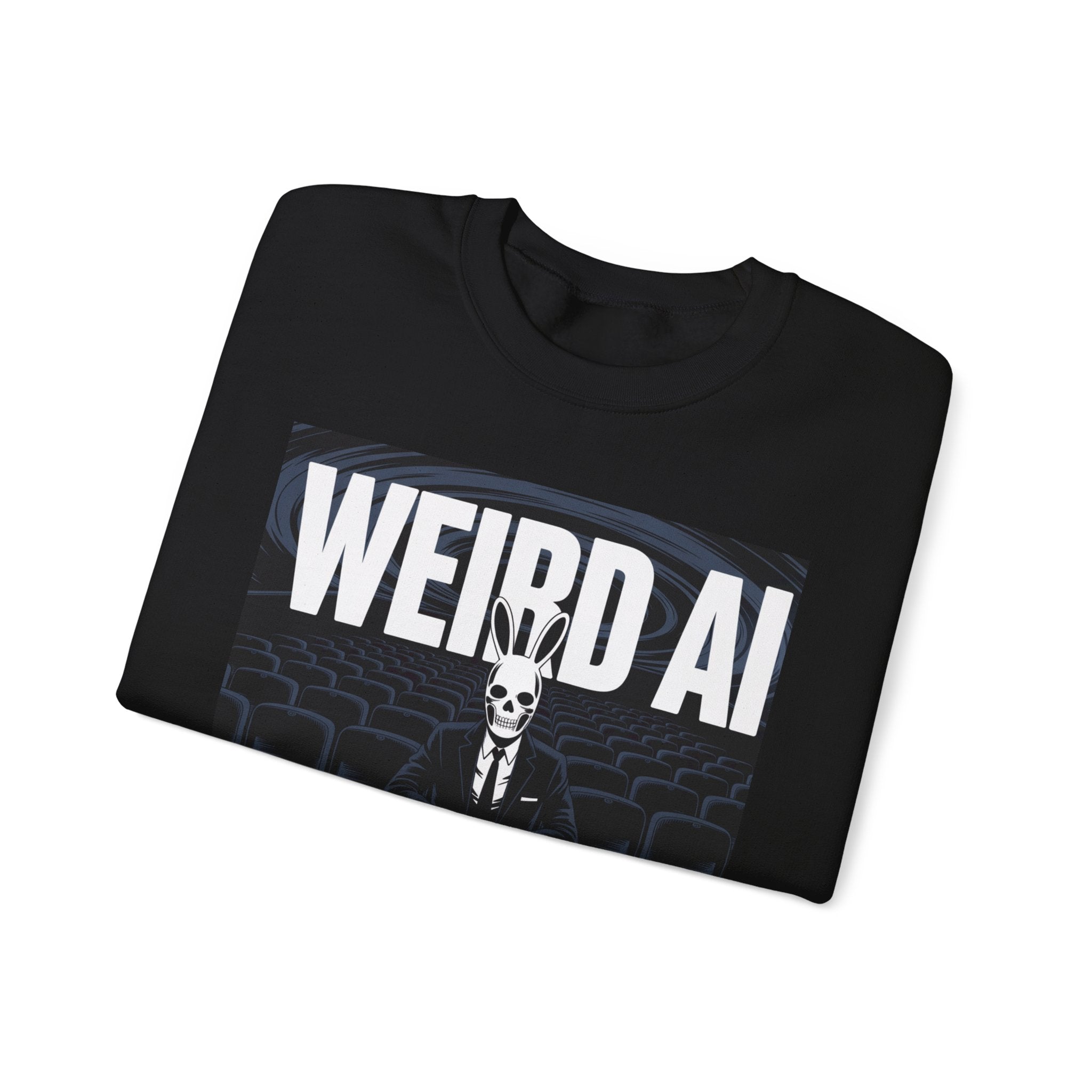 WEIRD AI " Backrooms Theater "  Unisex Heavy Blend™ Crewneck Sweatshirt