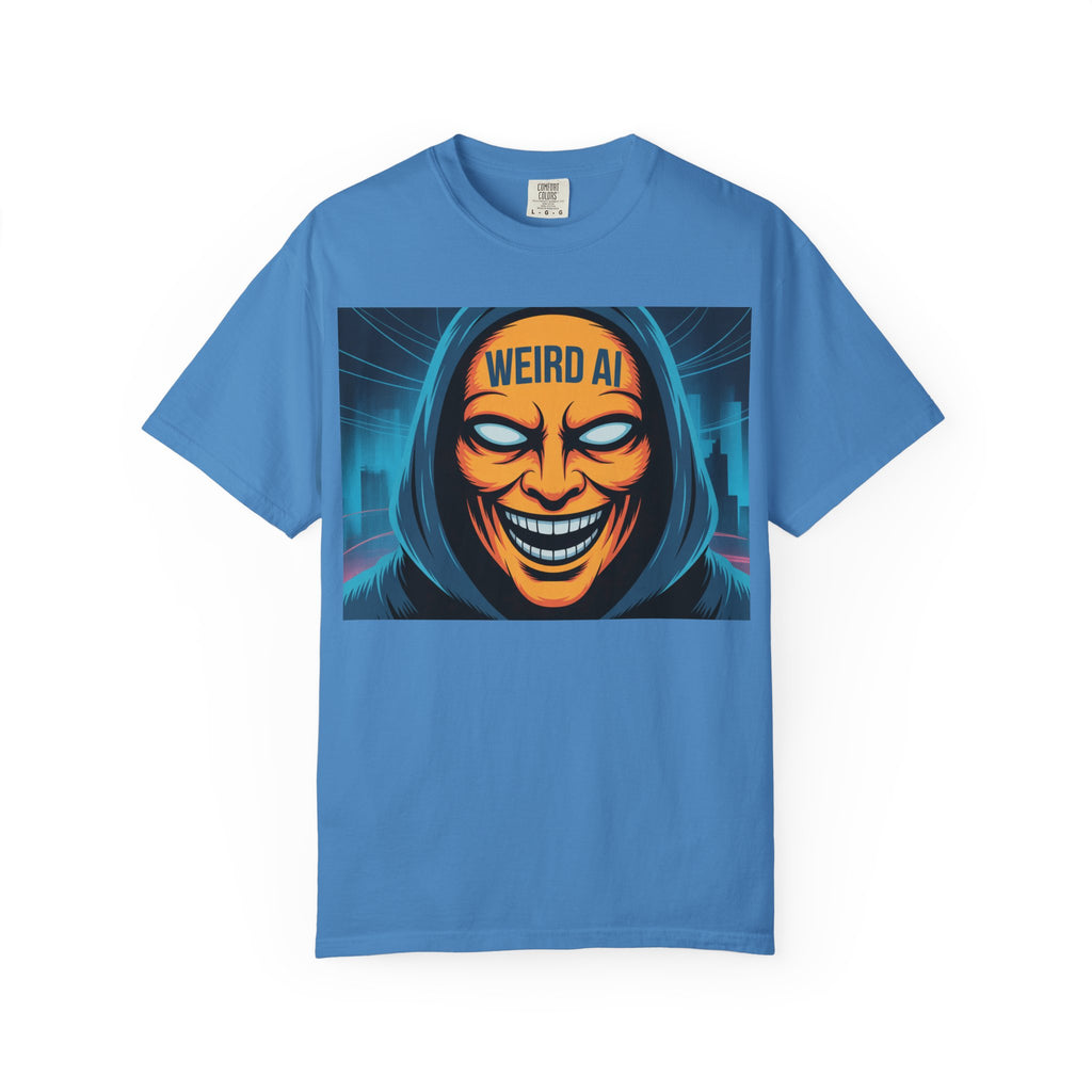 Weird AI "Masked Mode" Unisex Garment-Dyed T-shirt