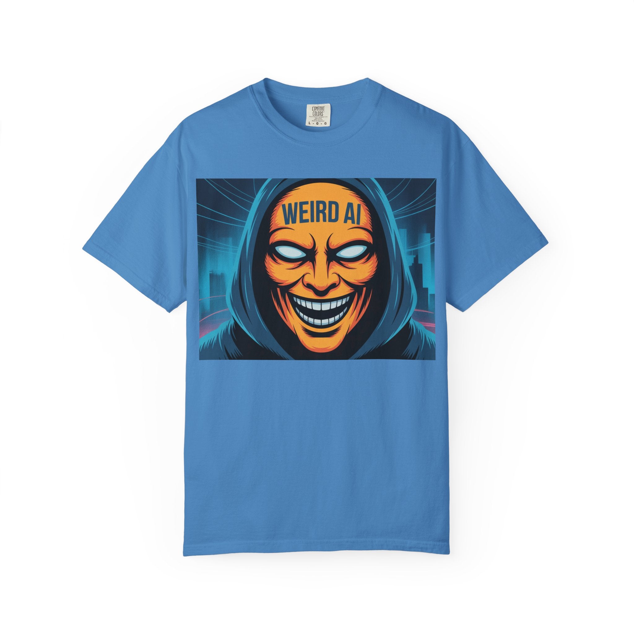 Weird AI "Masked Mode" Unisex Garment-Dyed T-shirt
