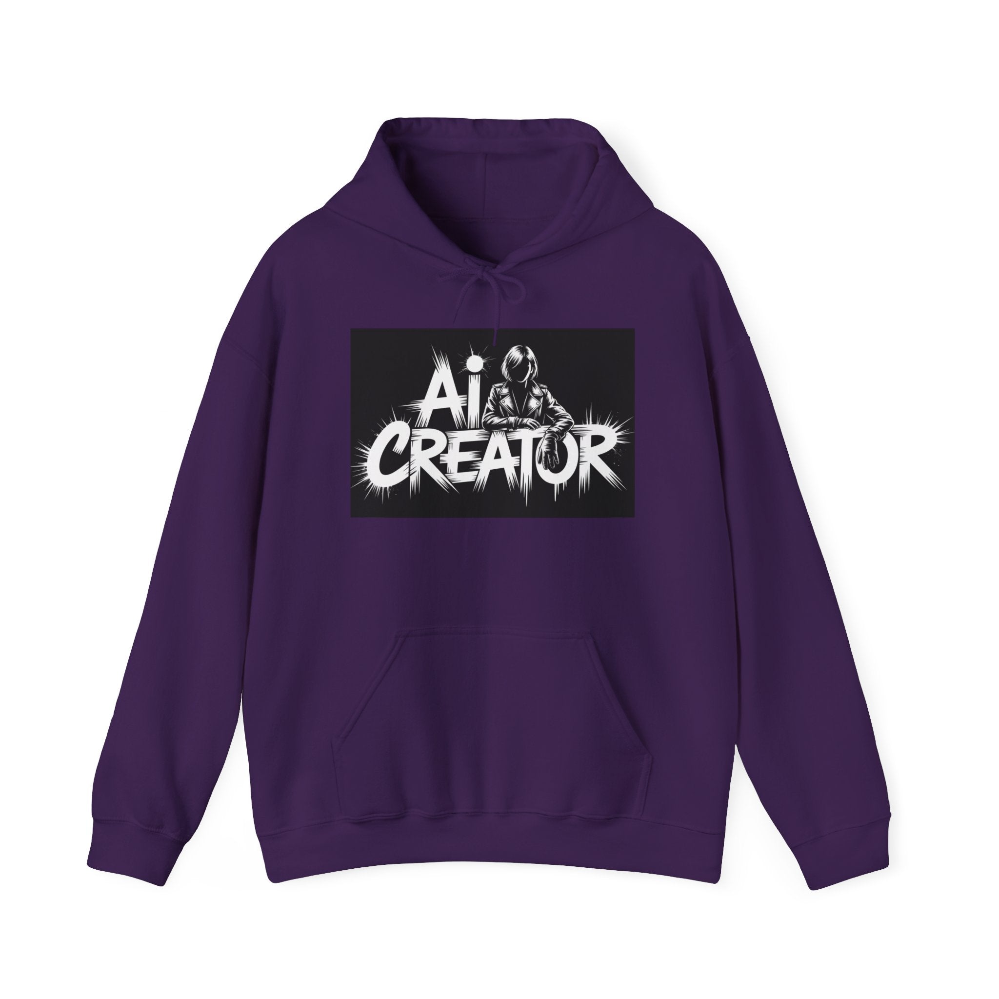 AI Creator  "Digital Rebel" Unisex Heavy Blend™ Hooded Sweatshirt