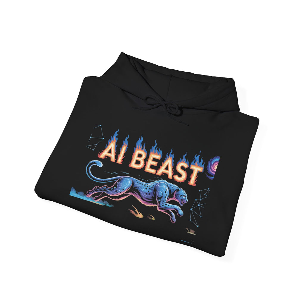 AI BEAST “Digital Predator” Unisex Heavy Blend™ Hooded Sweatshirt