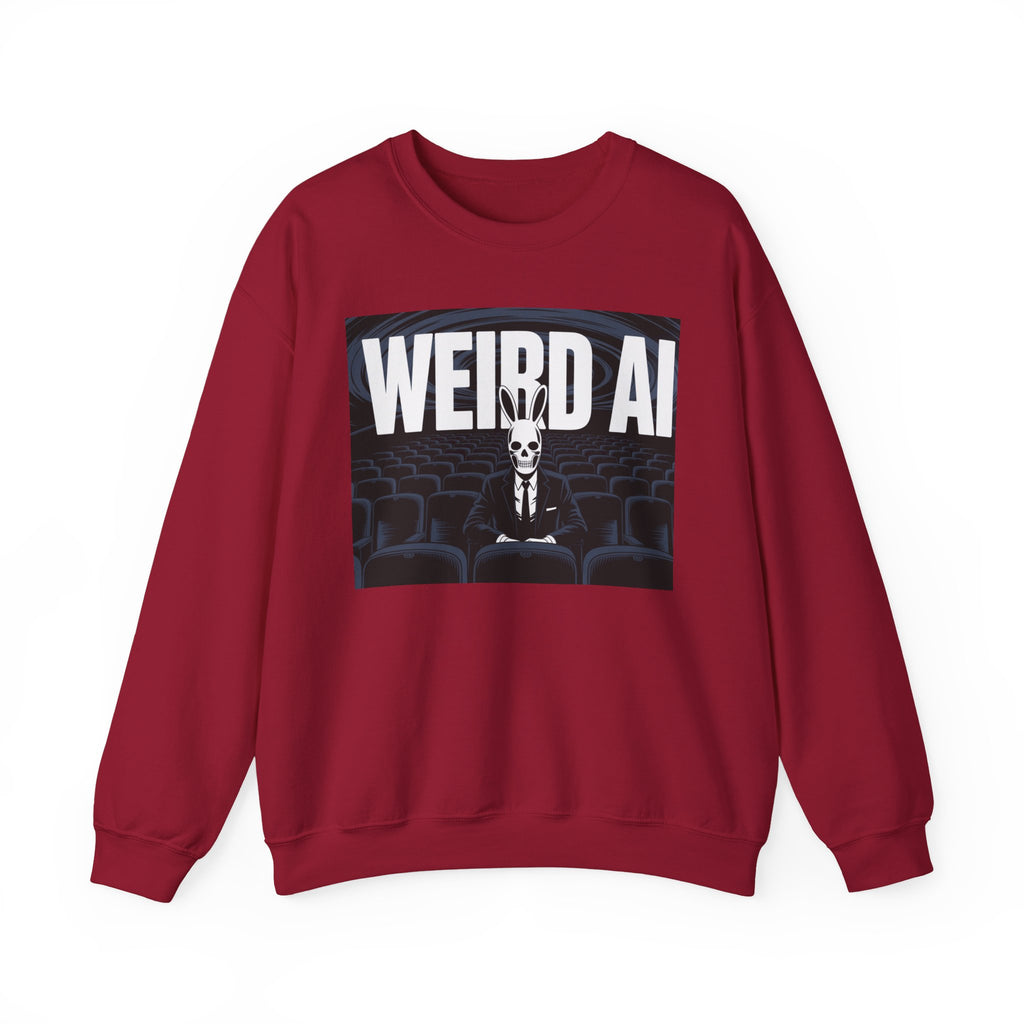 WEIRD AI " Backrooms Theater "  Unisex Heavy Blend™ Crewneck Sweatshirt