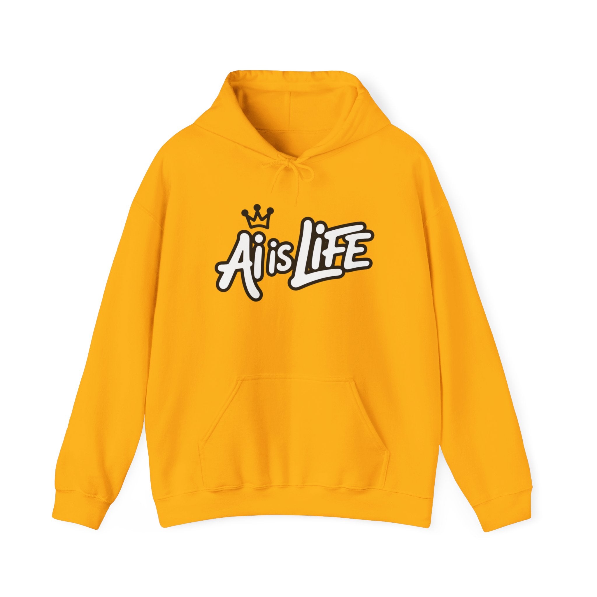 AI is LIFE “DIGITAL DYNASTY” Unisex Heavy Blend™ Hooded Sweatshirt