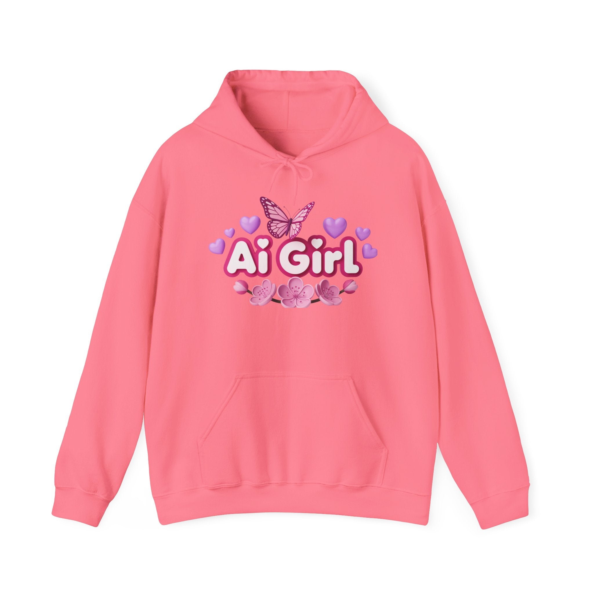 Ai Girl  "Cyber Cutie" Unisex Heavy Blend™ Hooded Sweatshirt