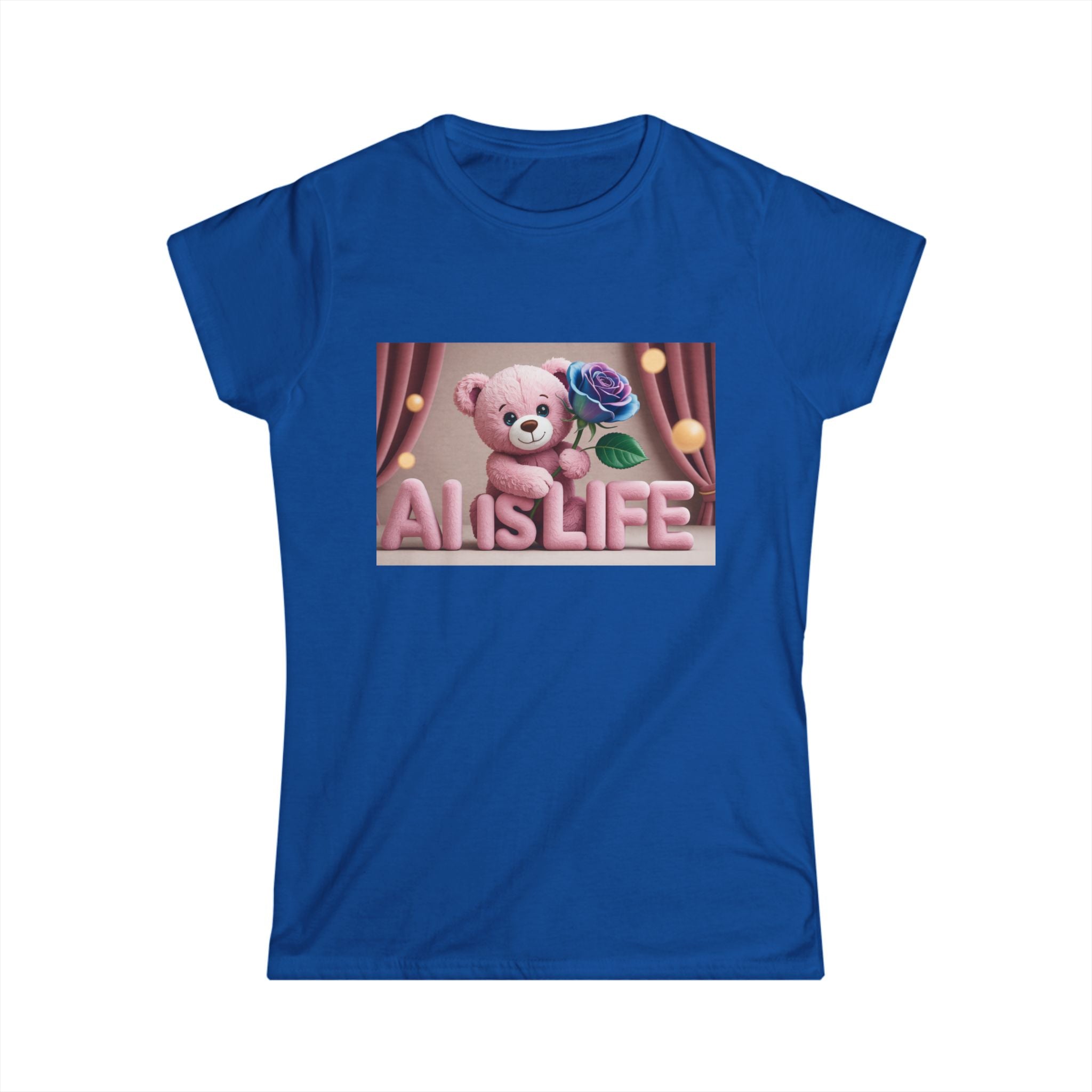 AI IS LIFE  "CUTE CIRCUIT" Women's Softstyle Tee