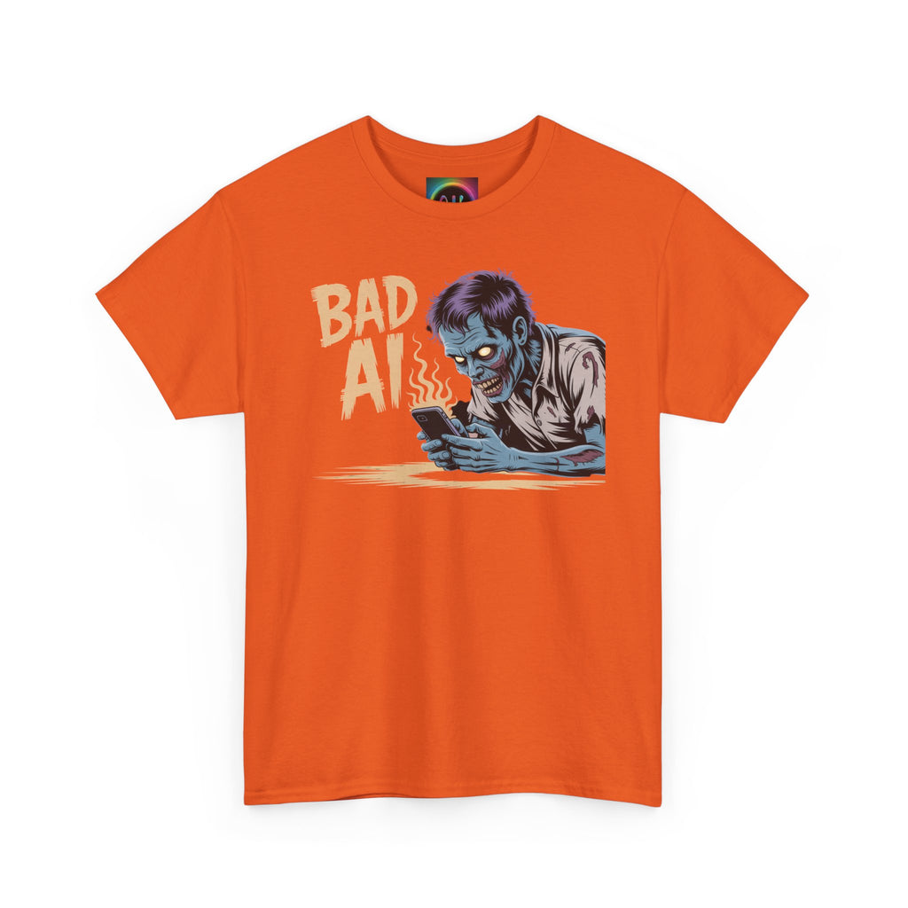 Bad AI "ZOMBIE SCROLL" Unisex Heavy Blend™ Graphic Tee