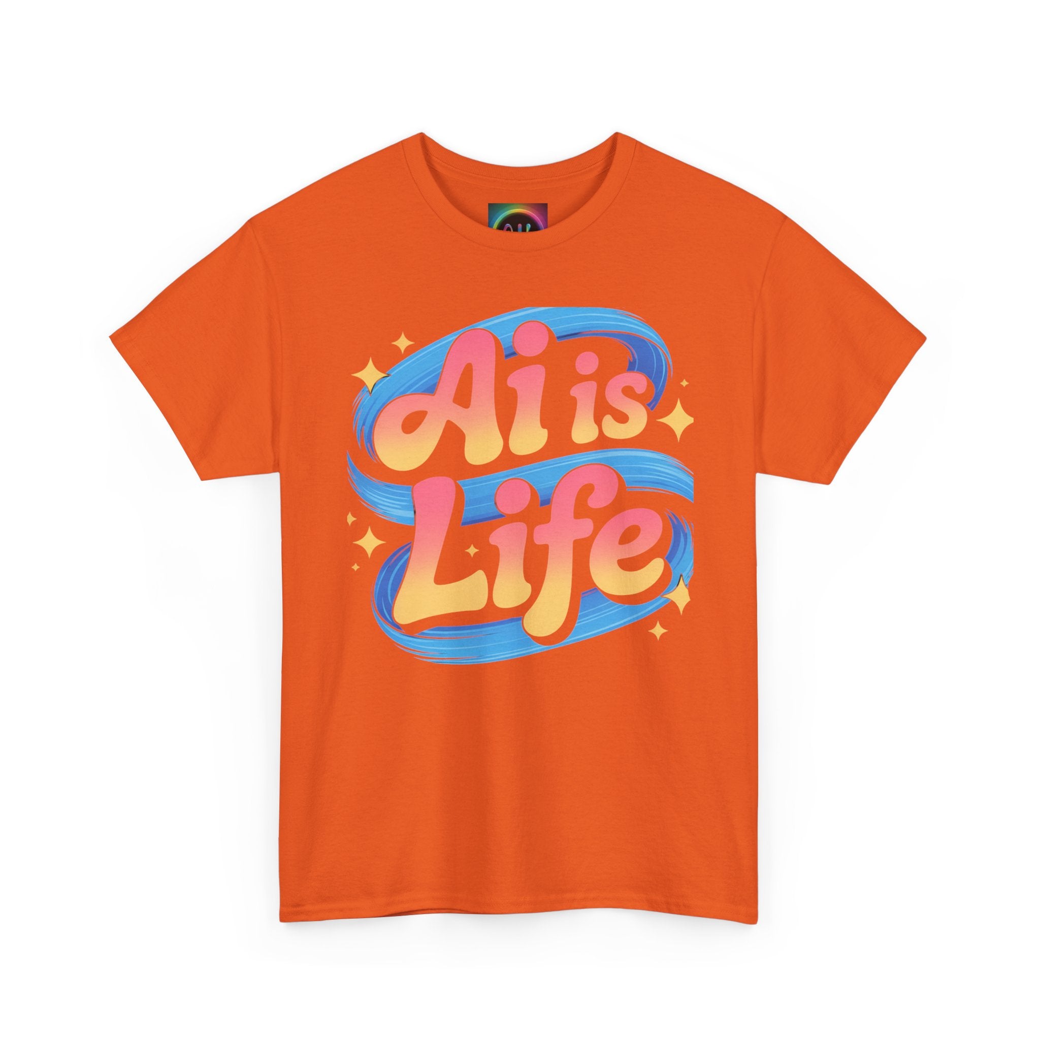 Al is Life "COSMIC SWIRL" — Colorful Retro Graphic Tee T‑Shirt