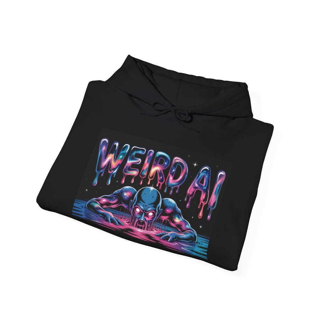 WEIRD AI  " Meltdown Matrix "  Unisex Heavy Blend™ Hoodie